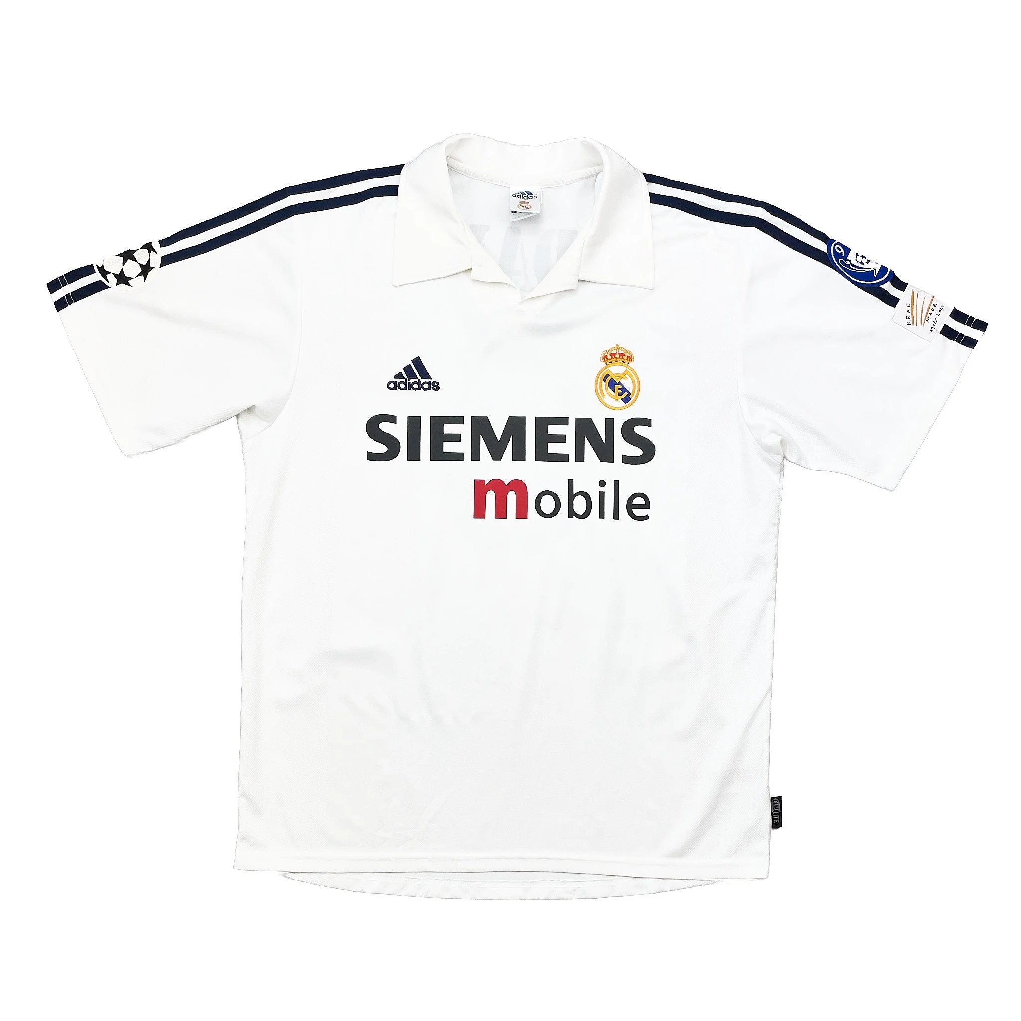 2002/03 Real Madrid Zidane #5 C/L Centenary Home Shirt (M) Adidas - Image 2