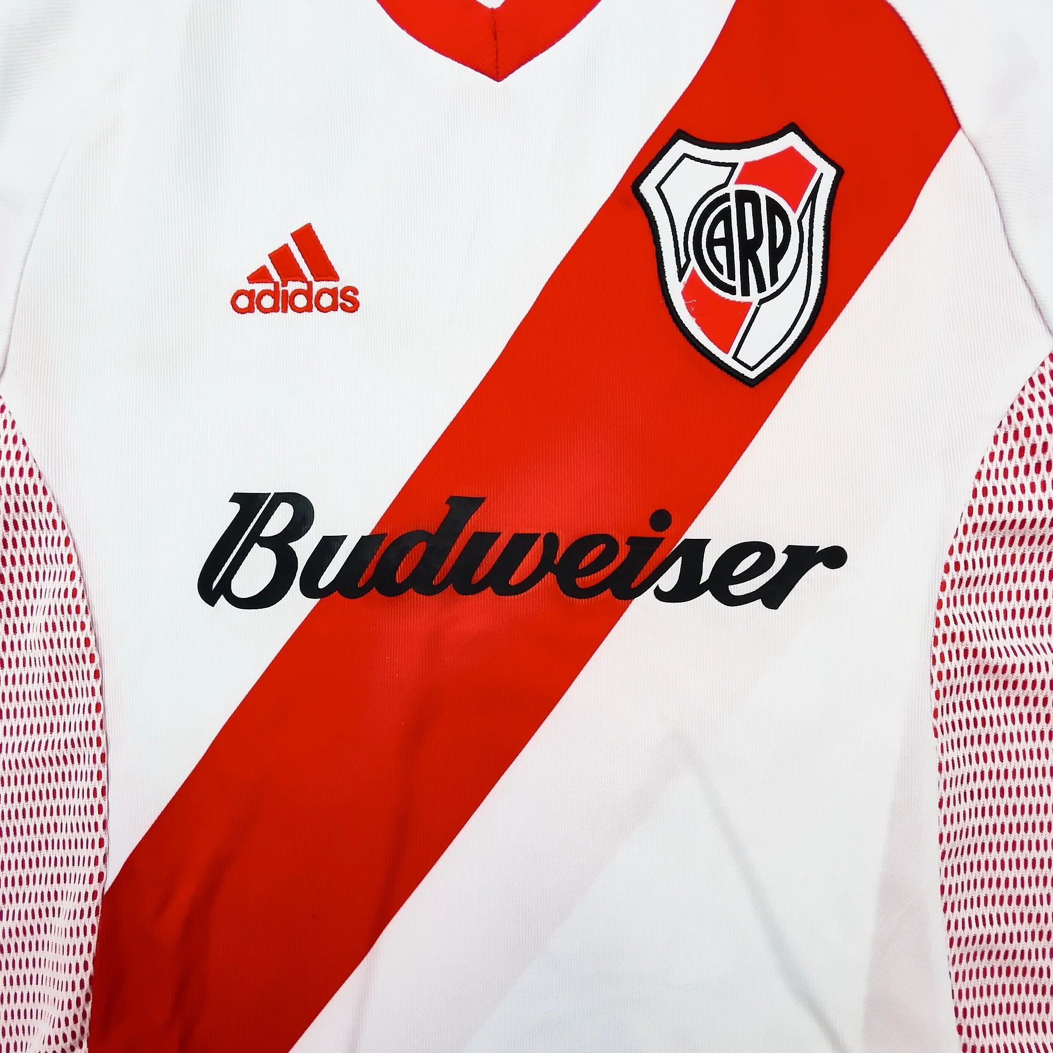 2002/03 River Plate Home Shirt (S) Adidas - Image 3
