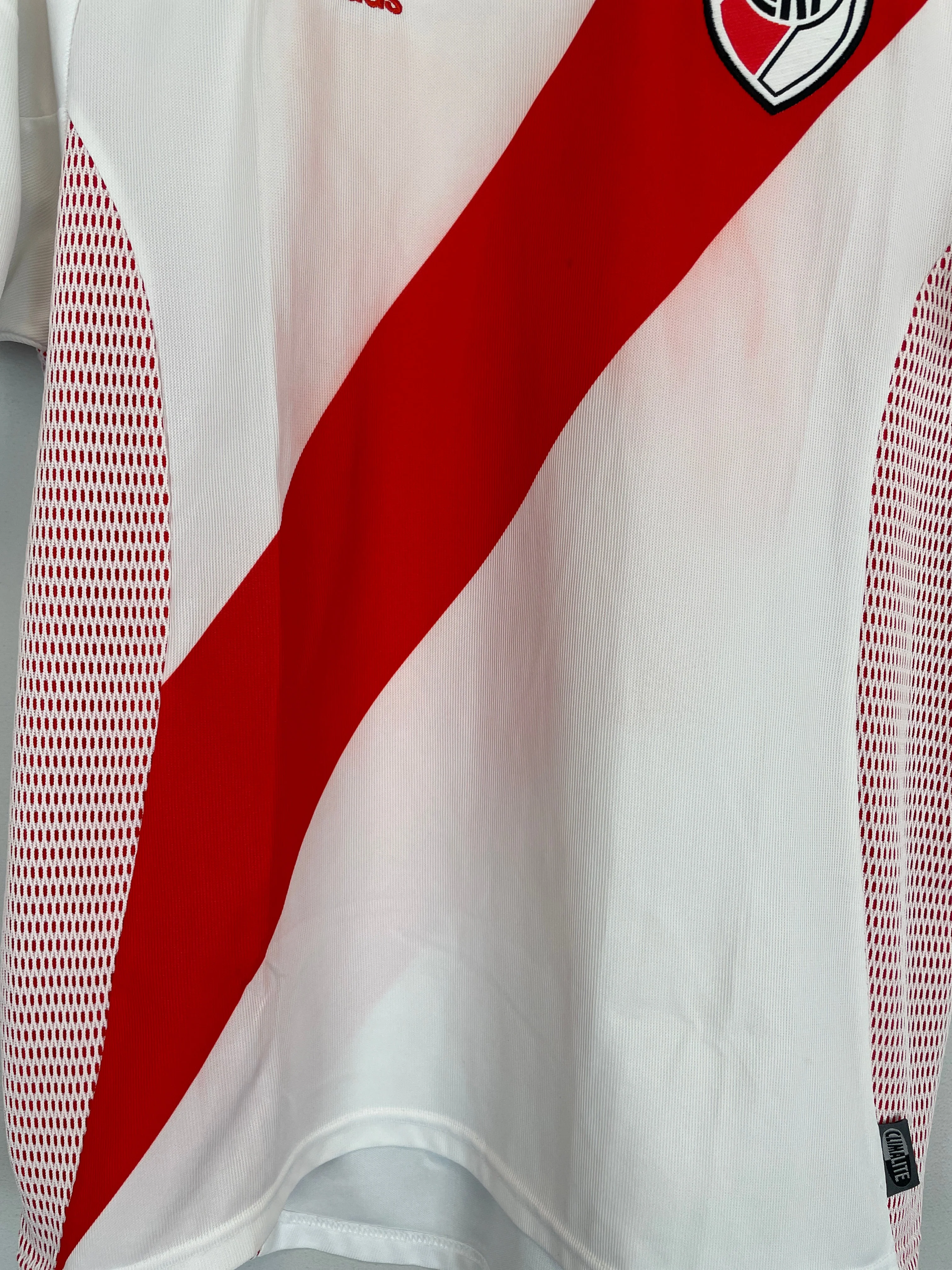 2002/03 River Plate Home Shirt (S) Adidas - Image 3