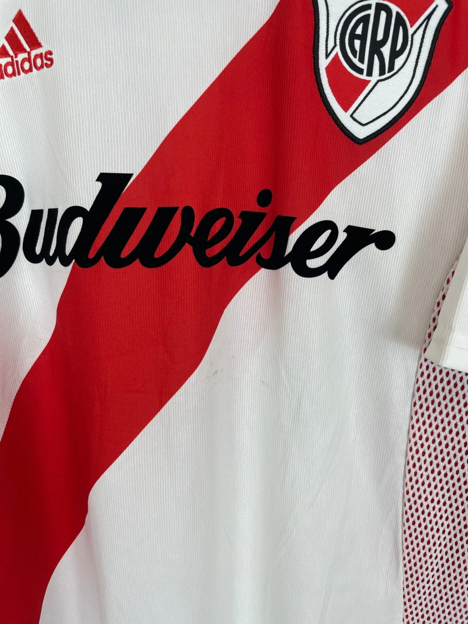 2002/03 River Plate Home Shirt (XL) Adidas - Image 3