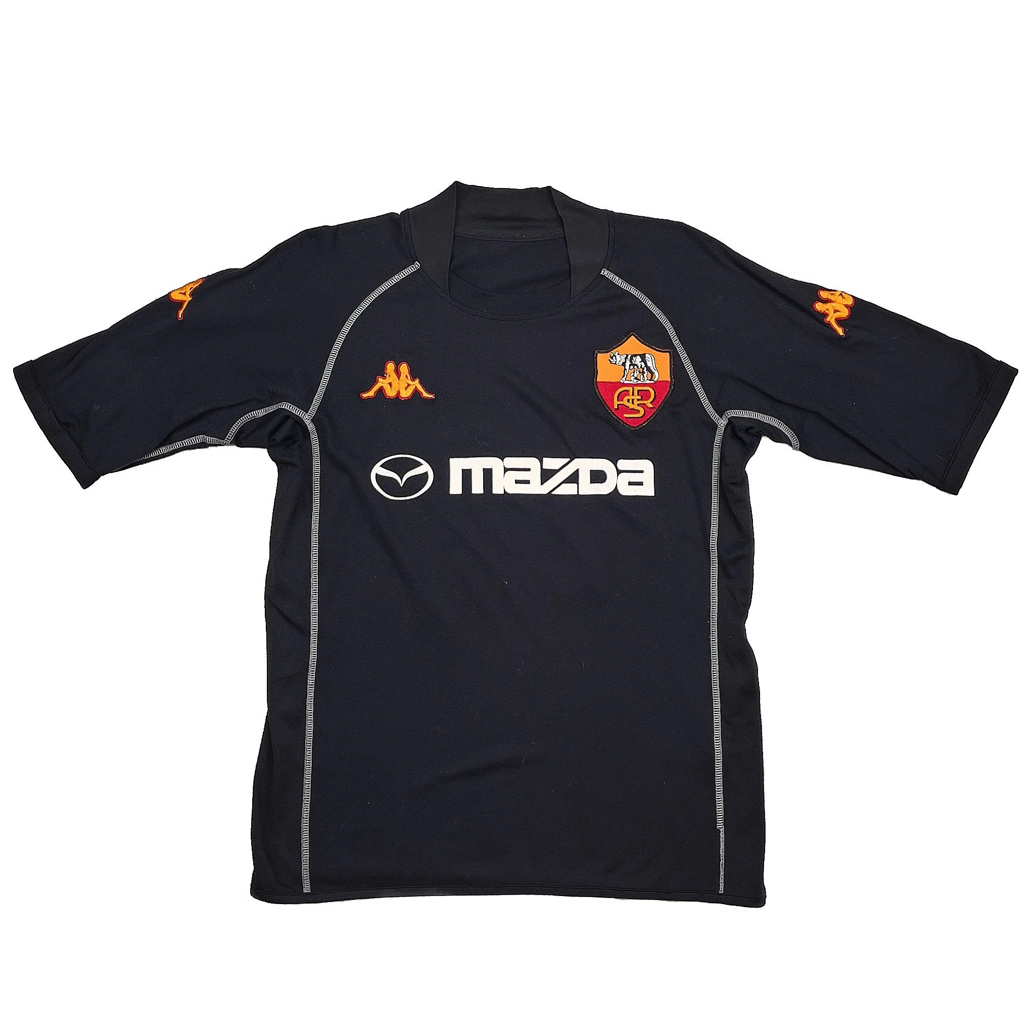 2002/03 Roma Third Shirt (S) Kappa - Image 3