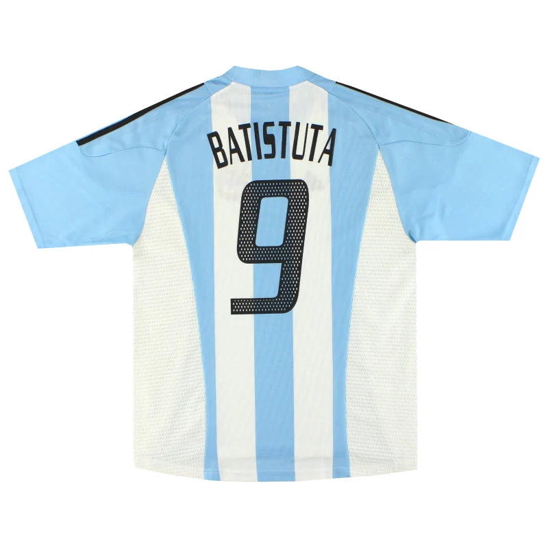 2002-04 Argentina adidas Home Shirt Batistuta #9 L