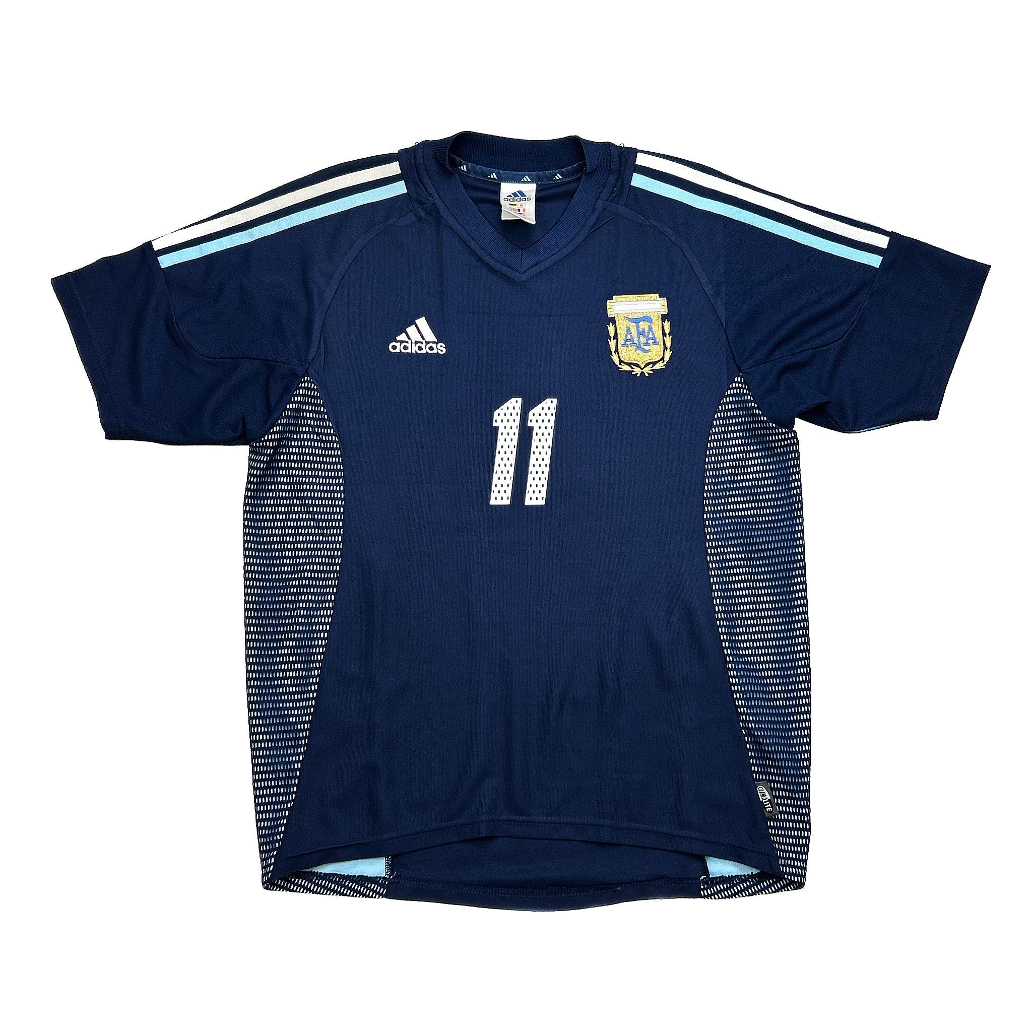 2002/04 Argentina Veron #11 Away Shirt (S) Adidas - Image 2