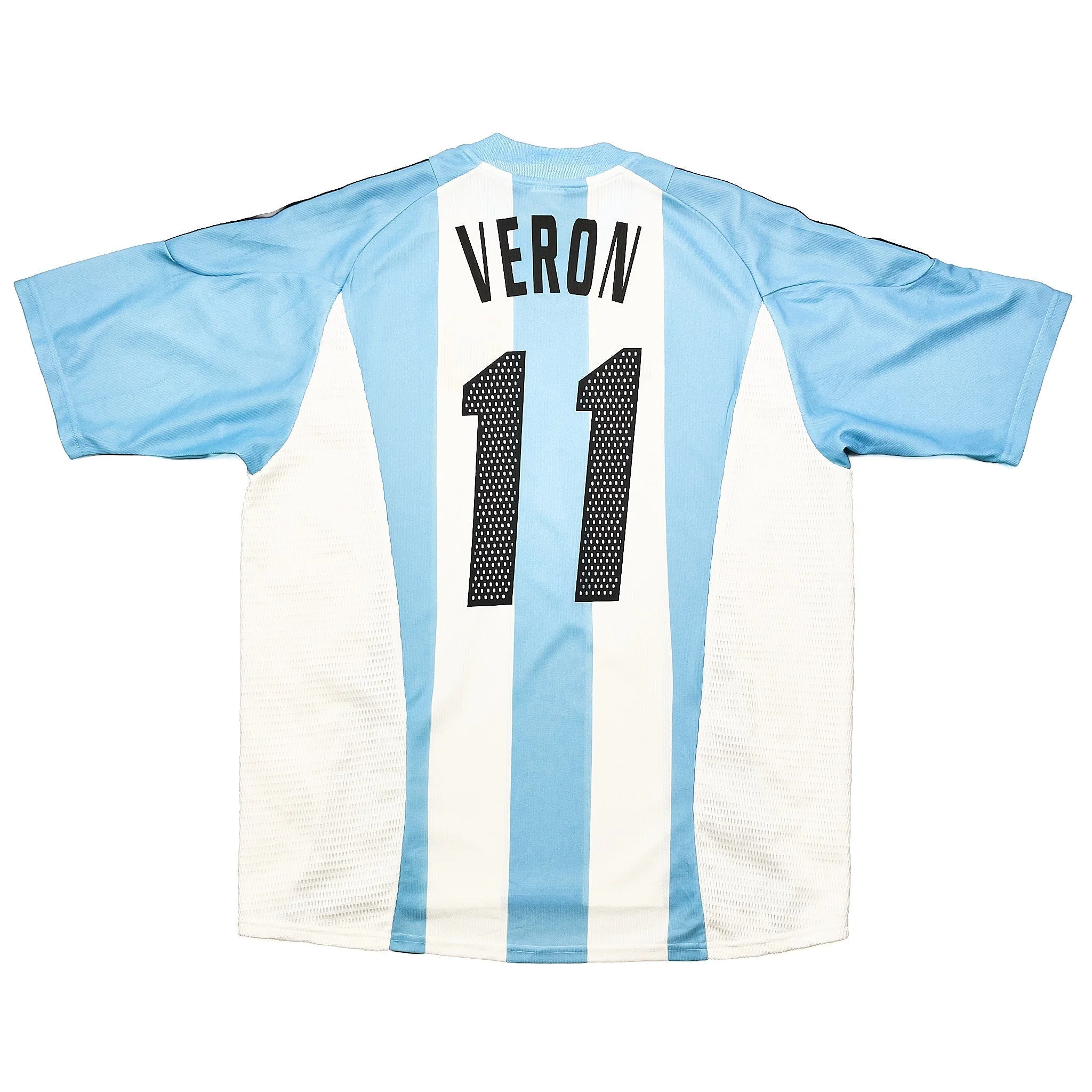 2002/04 Argentina Veron #11 Home Shirt (L) Adidas