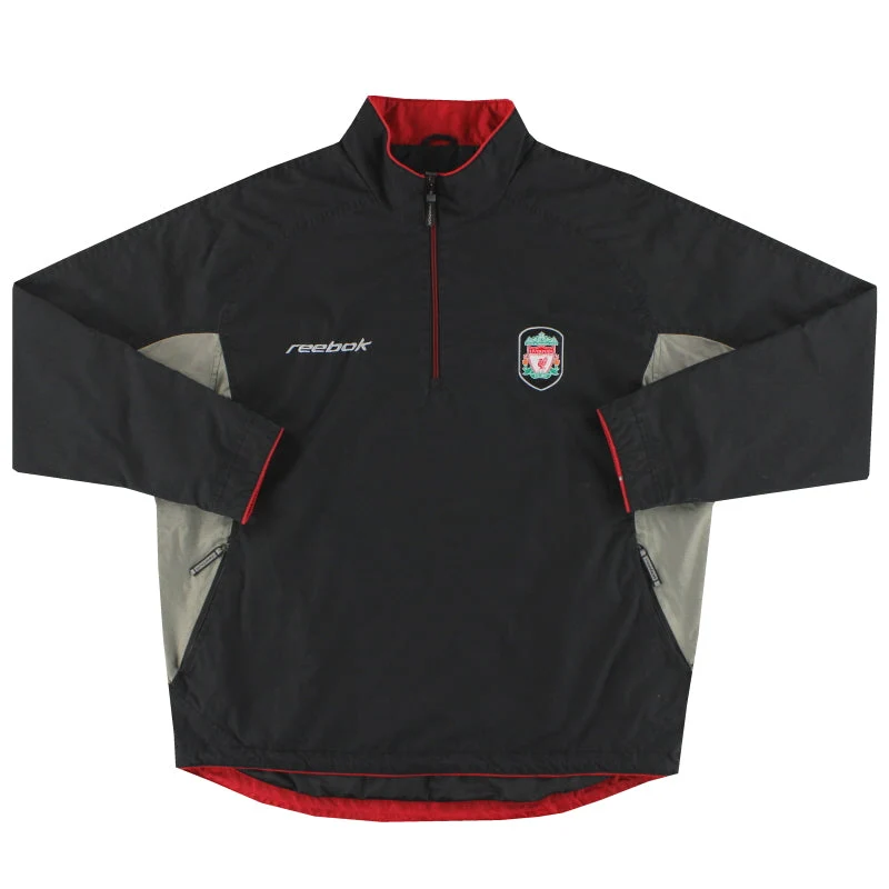 2002-04 Liverpool Reebok 1/2 Zip Training Top XL