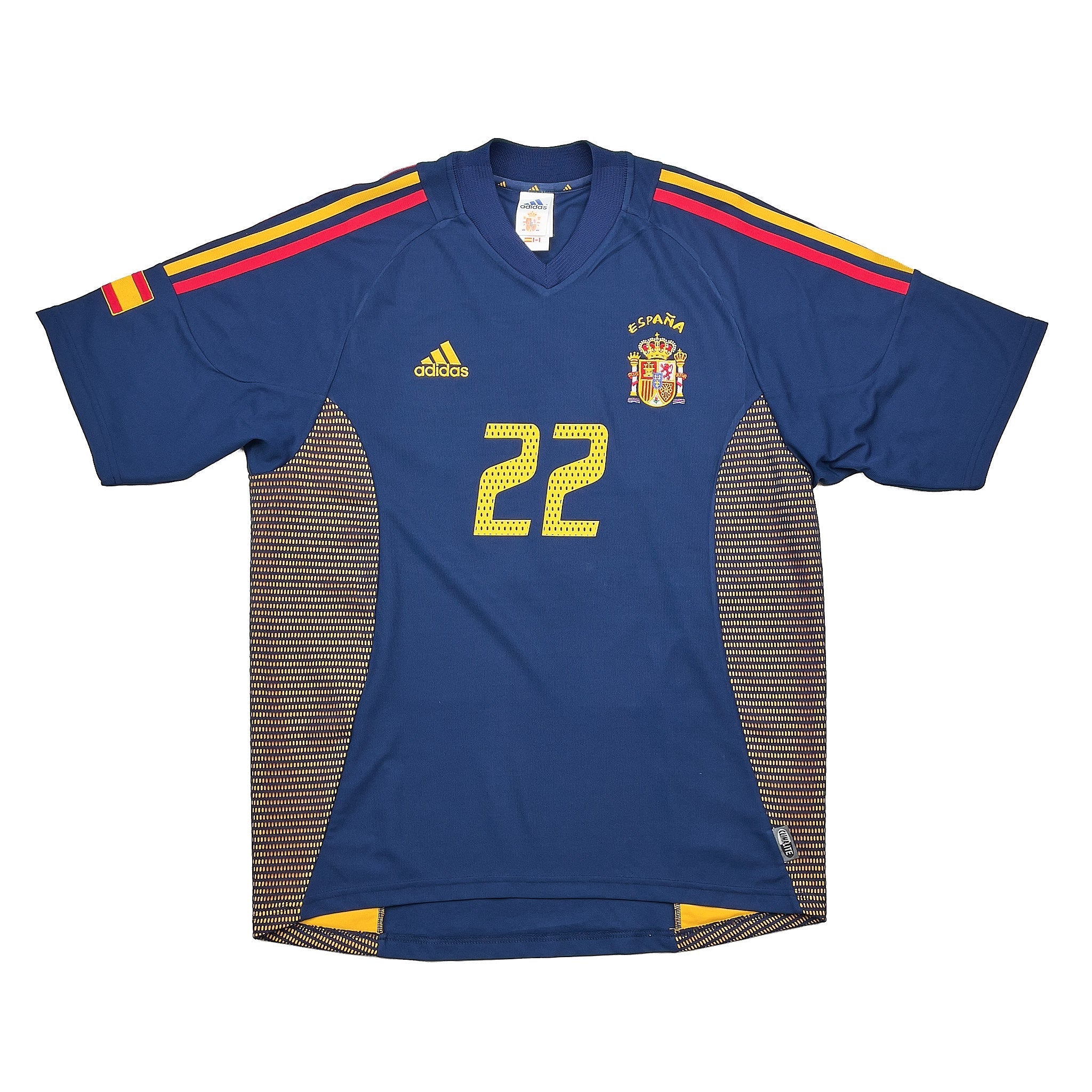 2002/04 Spain Joaquin #22 Away Shirt (M) Adidas - Image 2