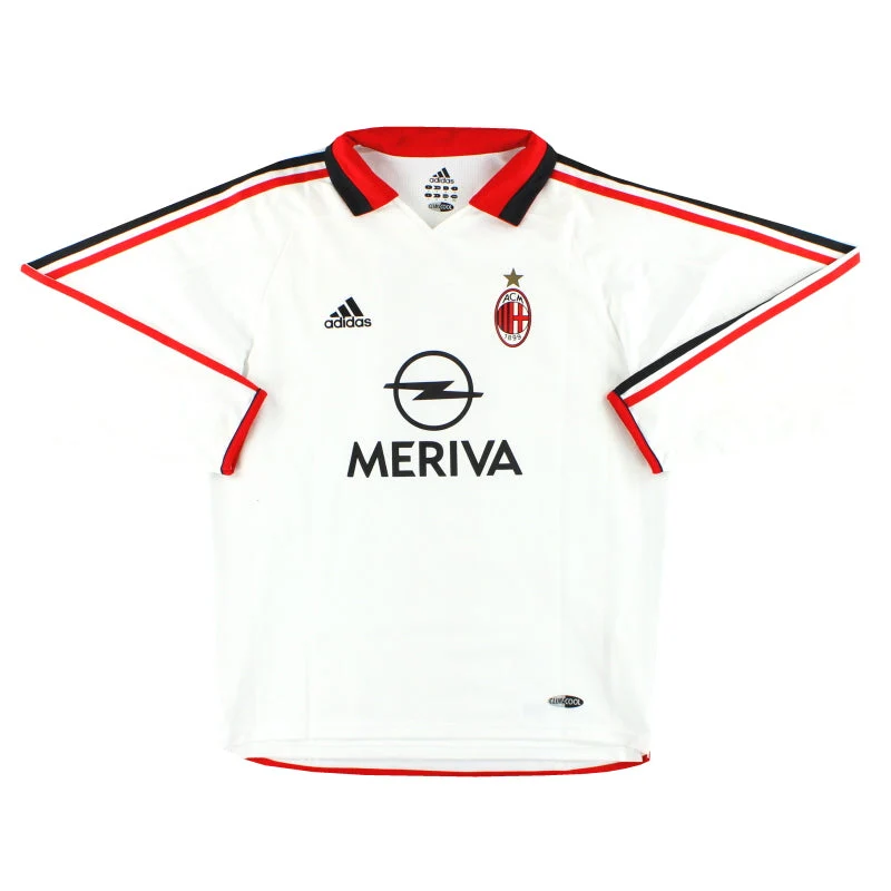2003-04 AC Milan adidas Player Issue Away Shirt #4 L/S *As New*