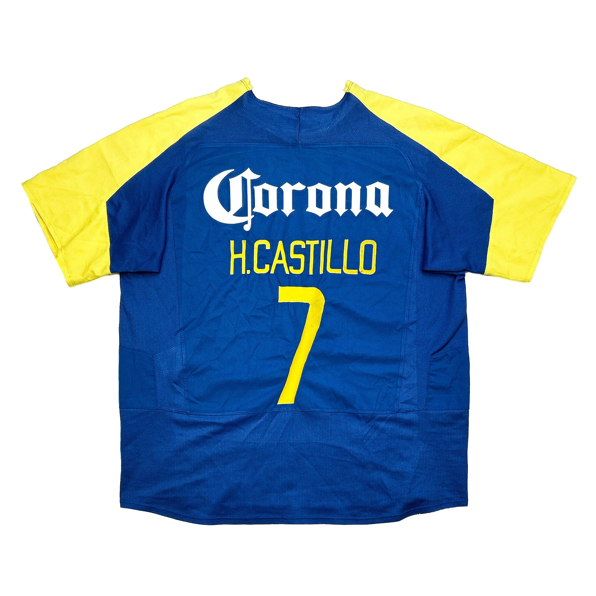 2003/04 Club America H.Castillo #7 Away Shirt (M) Nike - Image 3