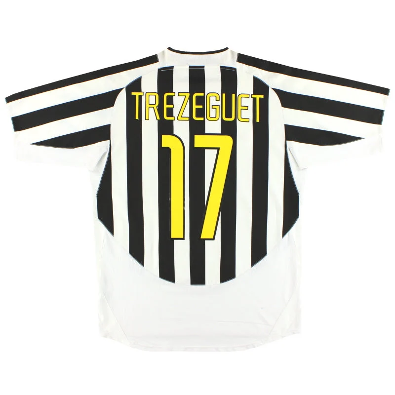 2003-04 Juventus Nike Home Shirt Trezeguet #17 L