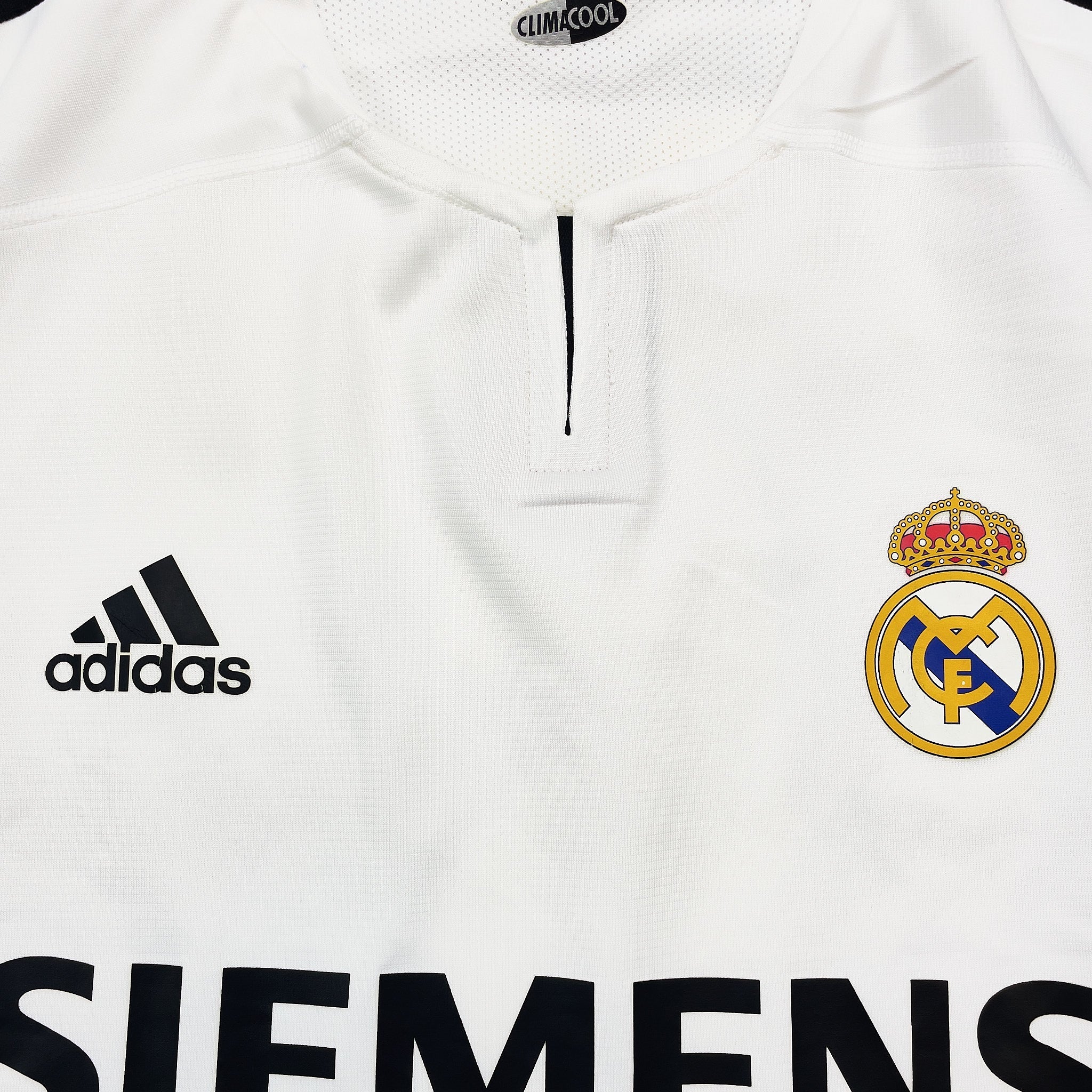 2003/04 Real Madrid Zidane #5 *Player Issue* Home Shirt (L) Adidas - Image 3