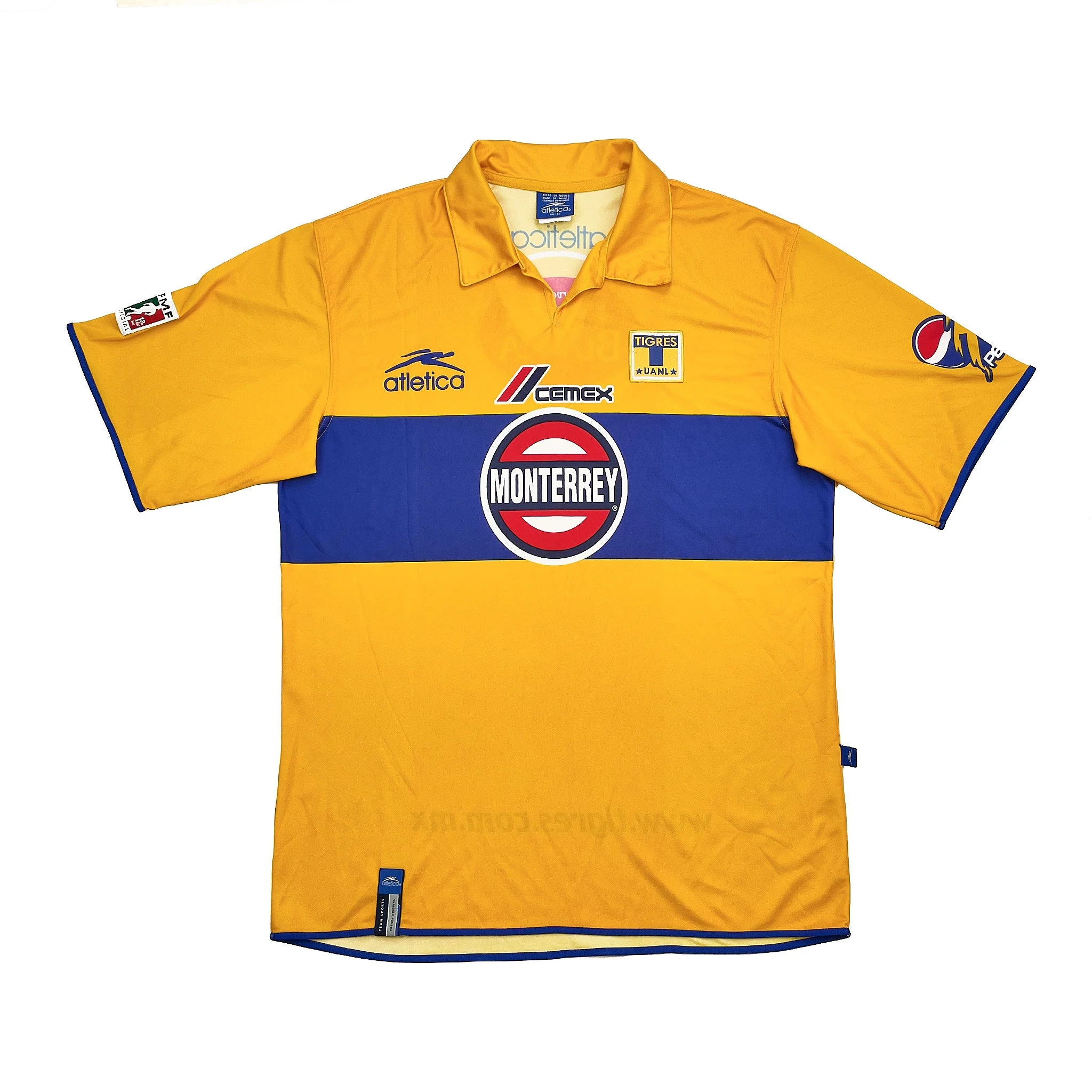 2003/04 Tigres Home Shirt (XL) Atletica - Image 3