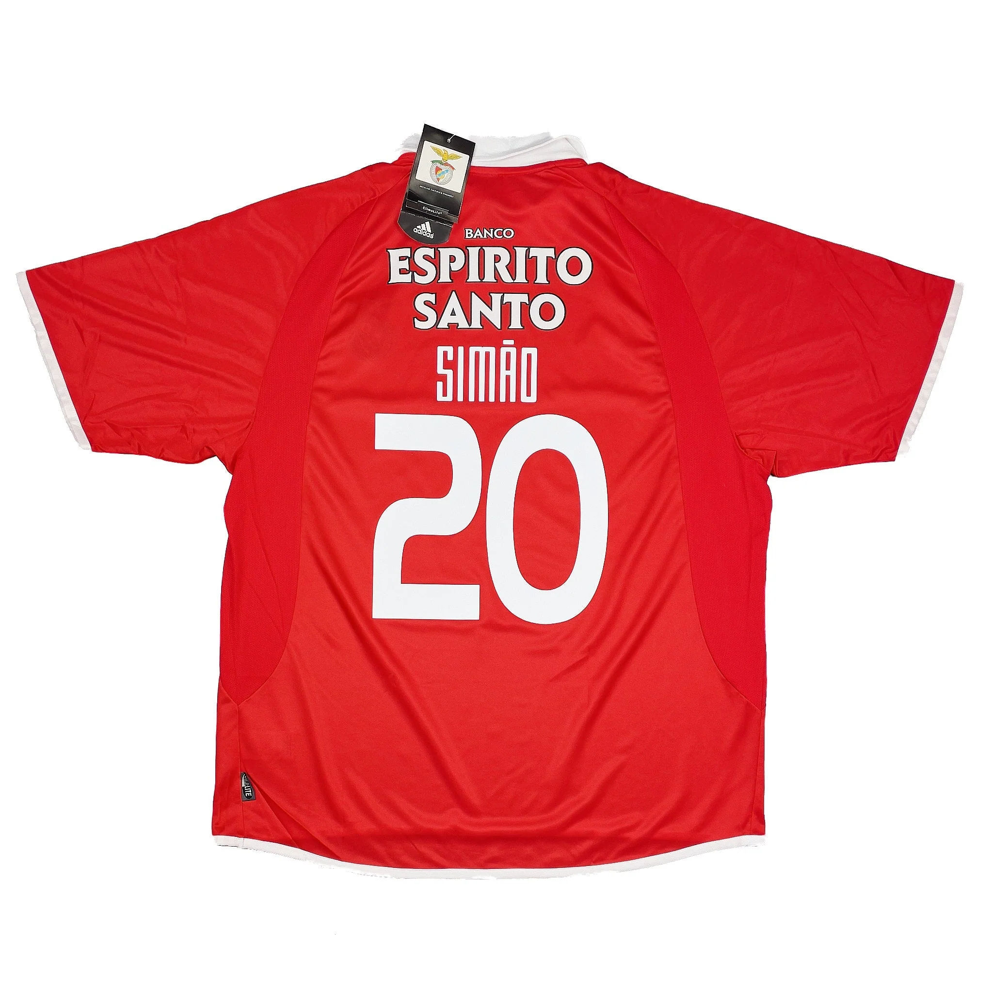 2003/05 Benfica Simao #20 *BNWT* Centenary Home Shirt (XL) Adidas - Image 2