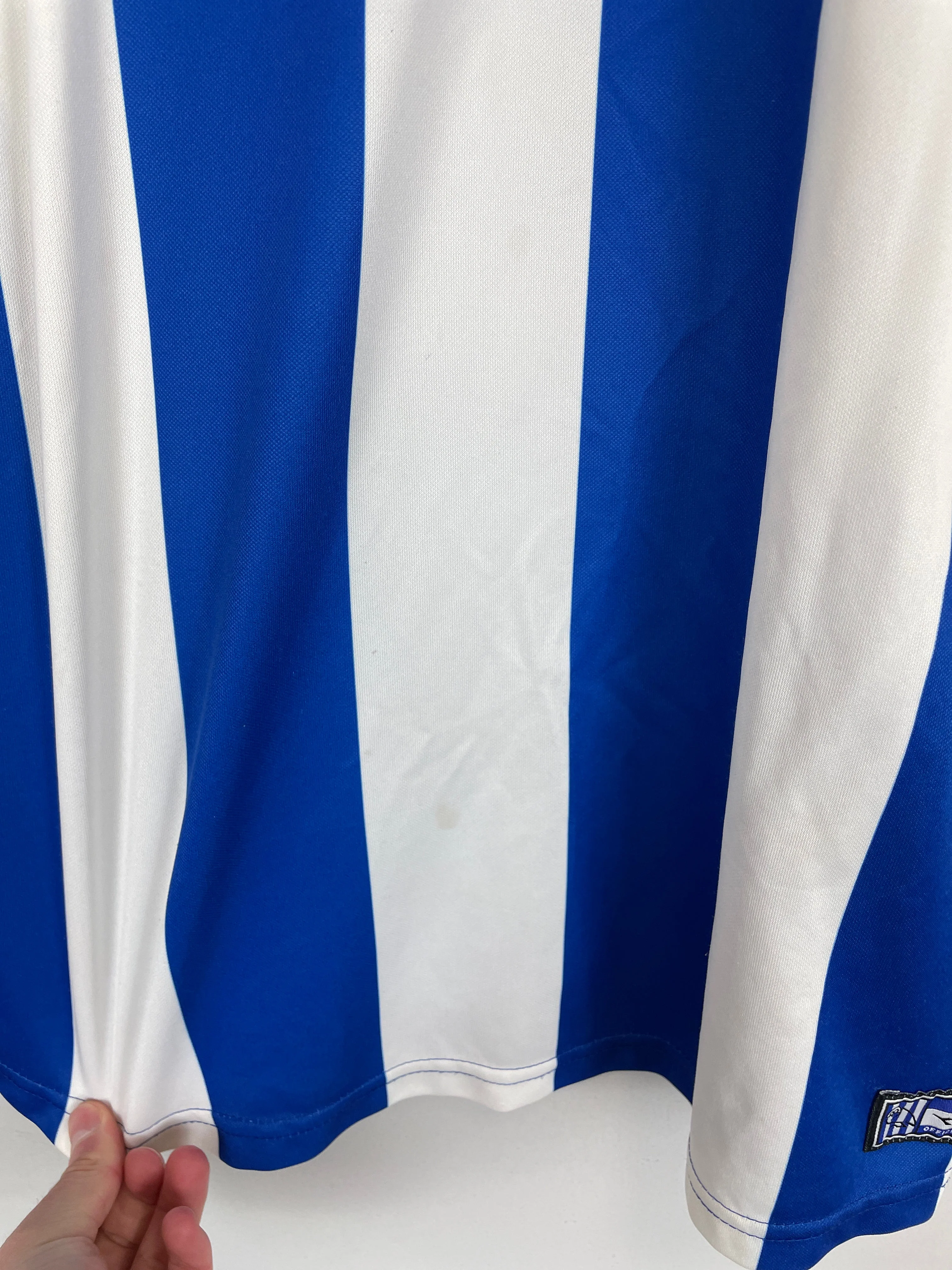 2003/05 Sheffield Wednesday Sibon #9 Home Shirt (XL) Diadora - Image 3