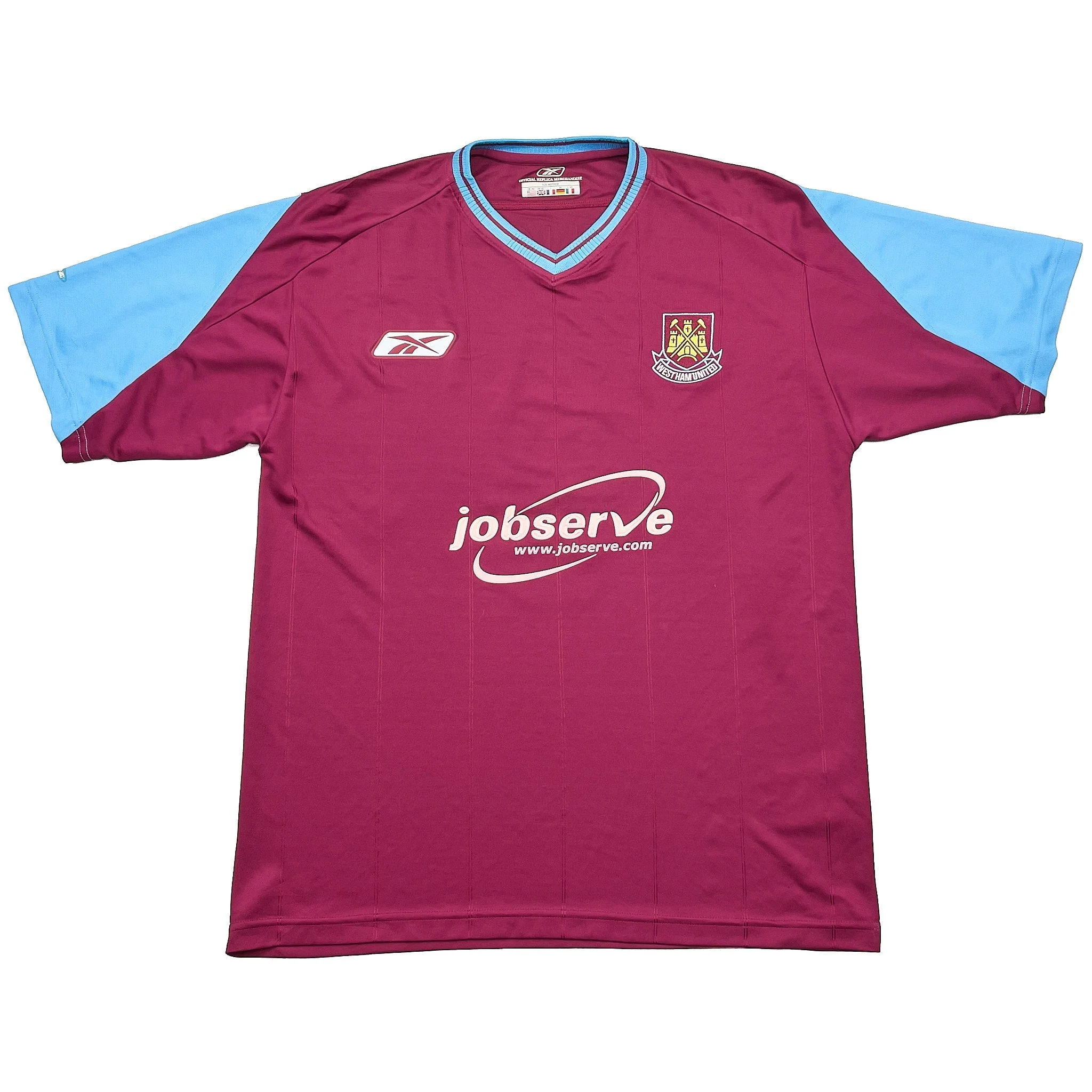 2003/05 West Ham Sheringham #8 Home Shirt (M) Reebok - Image 2