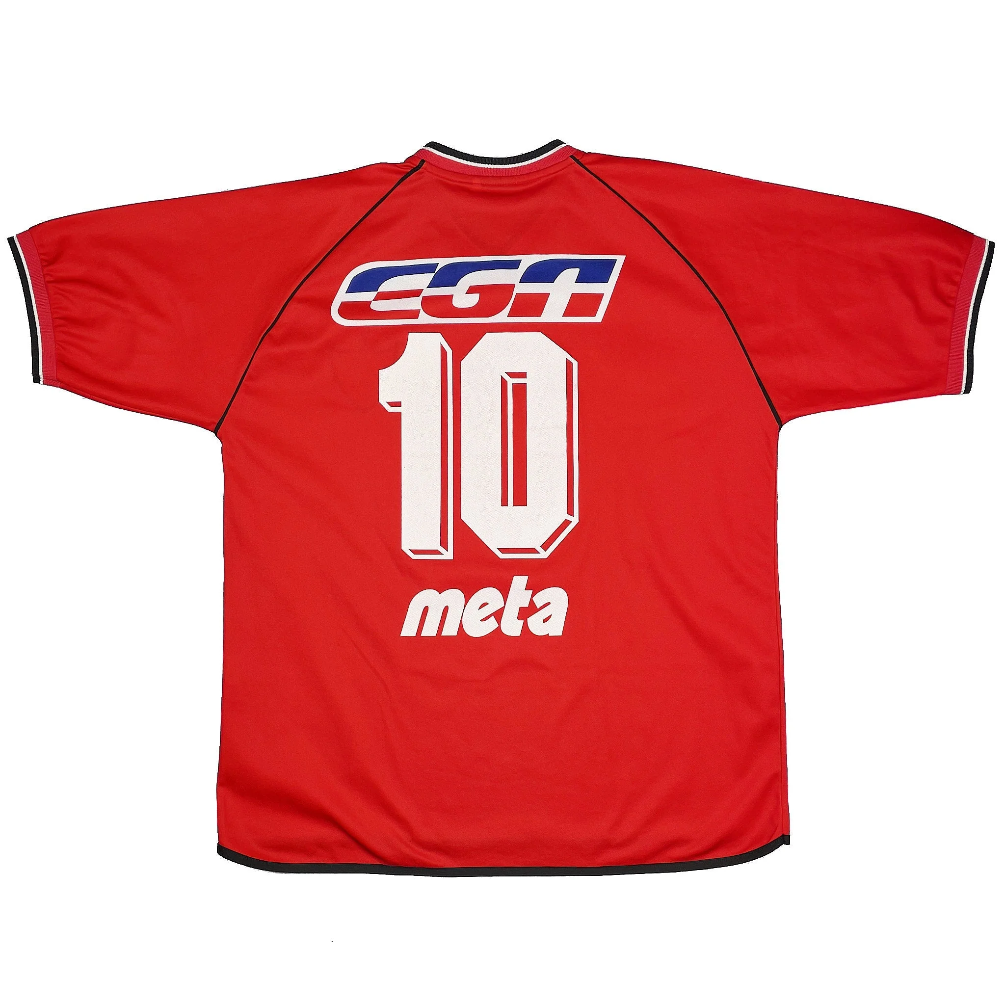 2003 Club Atletico Riojano #10 Home Shirt (L) Meta - Image 2