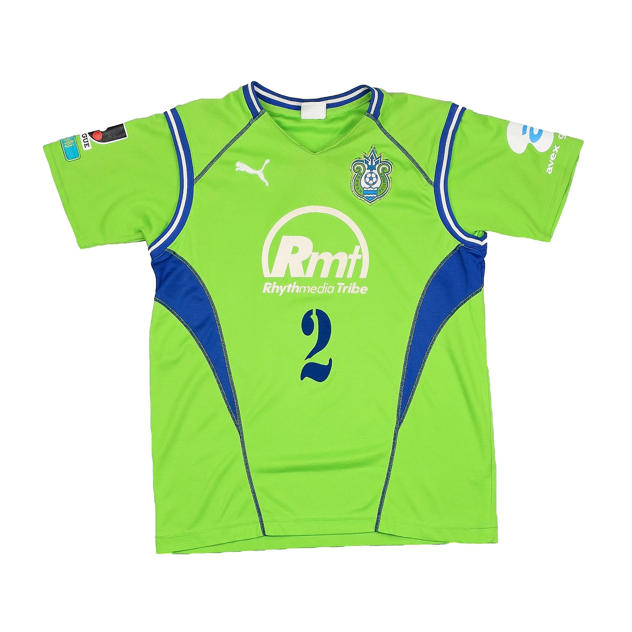 2003 Shonan Bellmare #2 Home Shirt (XS) Puma - Image 4
