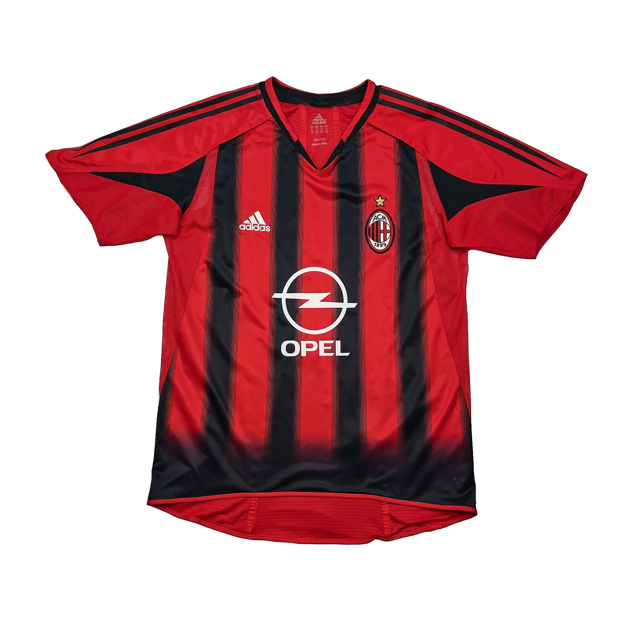 2004/05 AC Milan Pirlo #21 Home Shirt (M) Adidas - Image 2