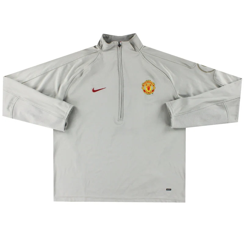 2004-05 Manchester United Nike 1/2 Zip Training Top XXL