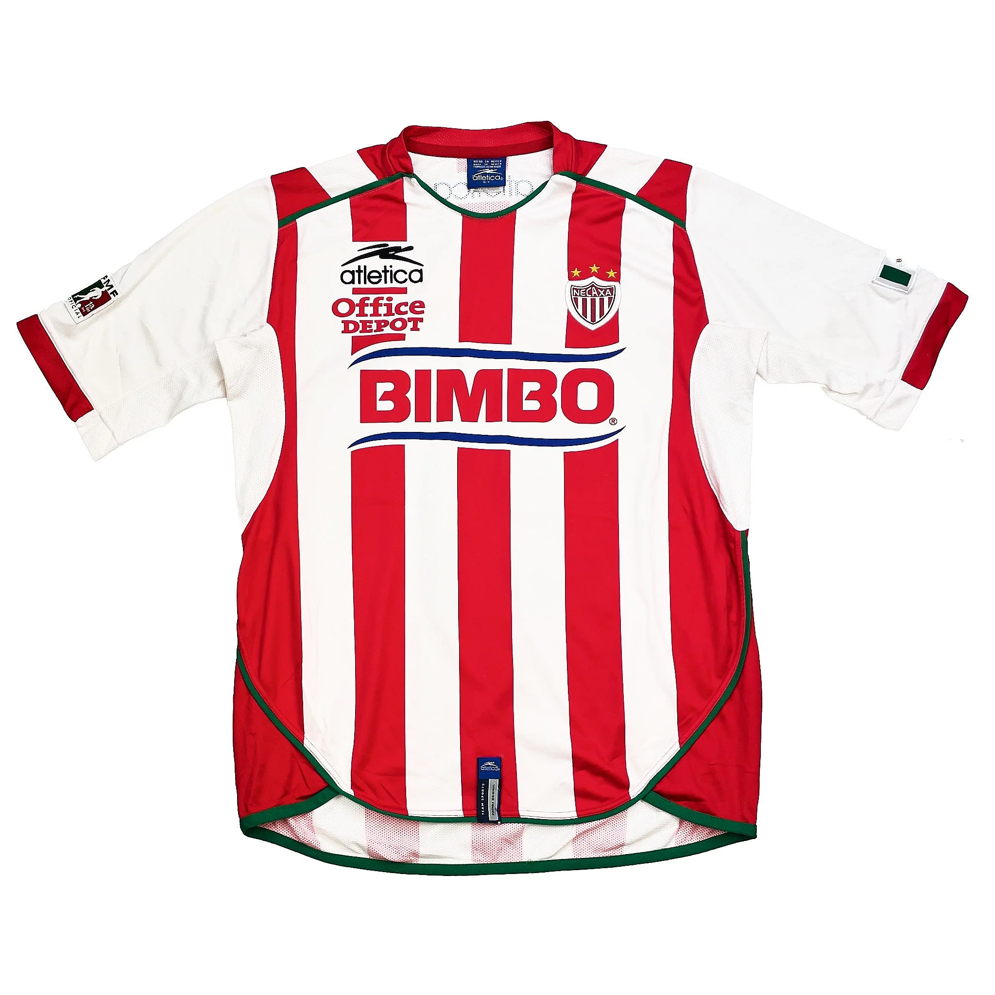 2004/05 Necaxa T.Banda #31 Home Shirt (L) Atletica - Image 3