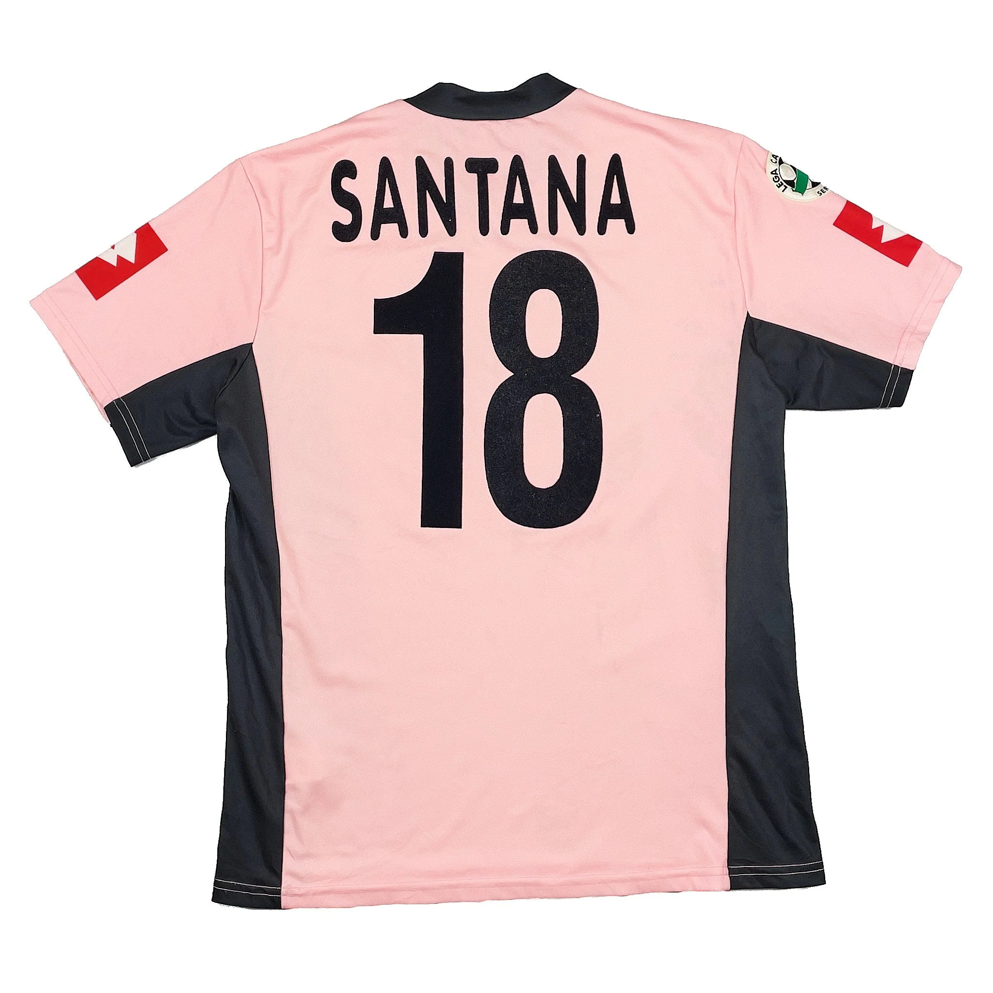 2004/05 Palermo Santana #18 *Match Issue* Home Shirt (M) Lotto - Image 3