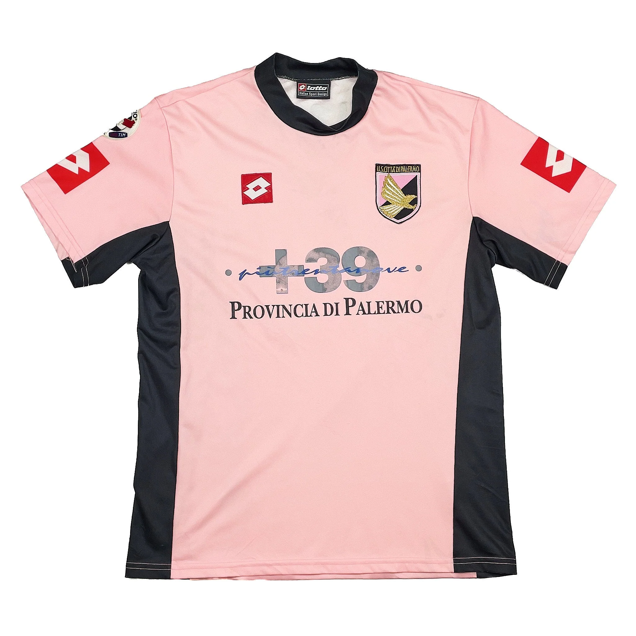 2004/05 Palermo Santana #18 *Match Issue* Home Shirt (M) Lotto - Image 4