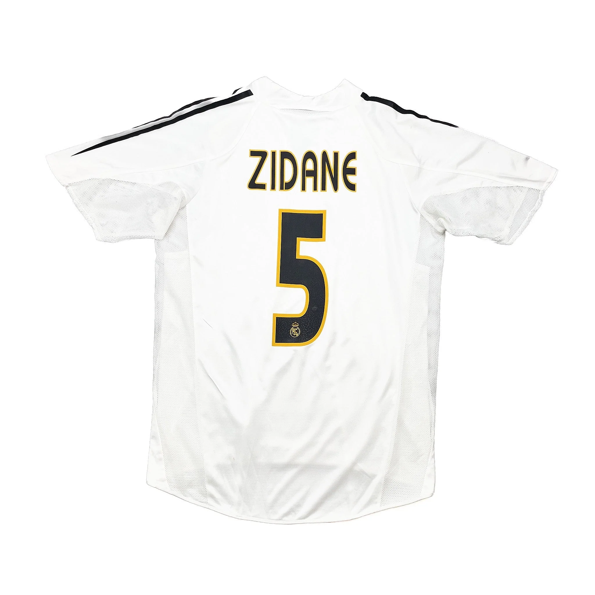 2004/05 Real Madrid Zidane #5 *Player Issue* Home Shirt (M) Adidas