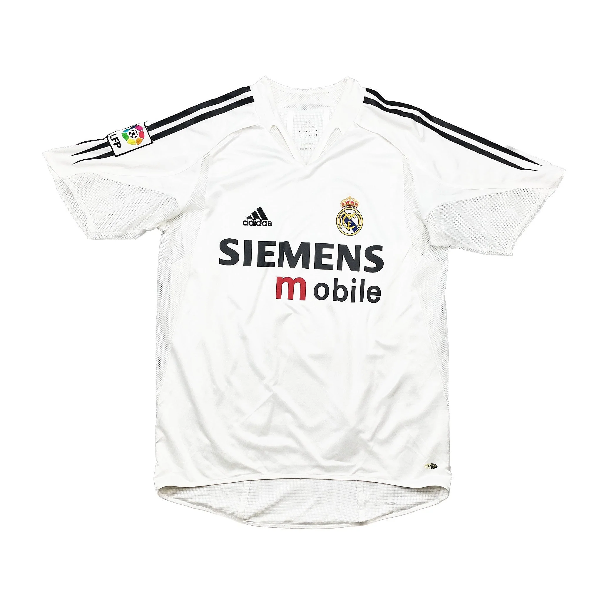 2004/05 Real Madrid Zidane #5 *Player Issue* Home Shirt (M) Adidas - Image 2