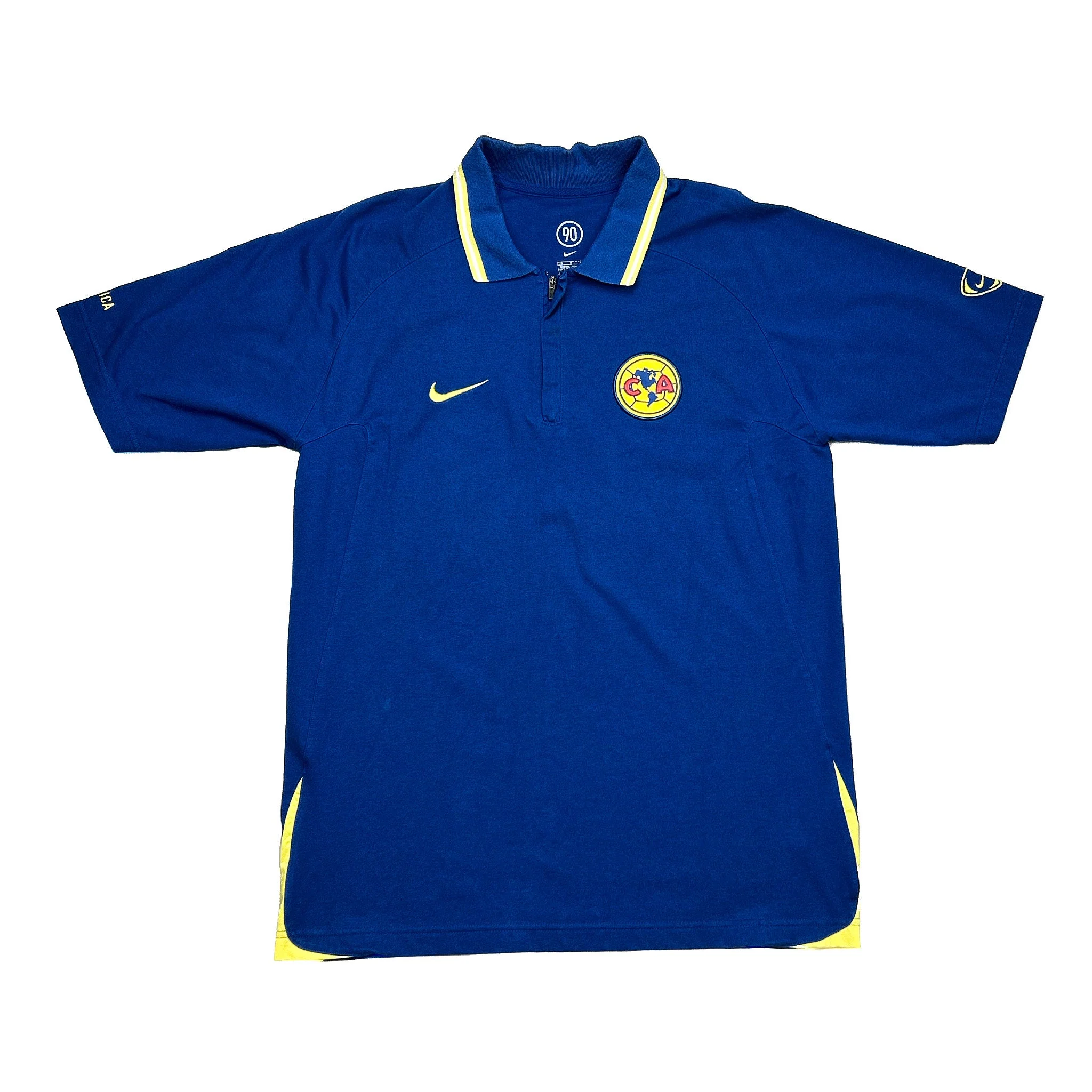 2004/06 Club America Polo Shirt (M) Nike - Image 3
