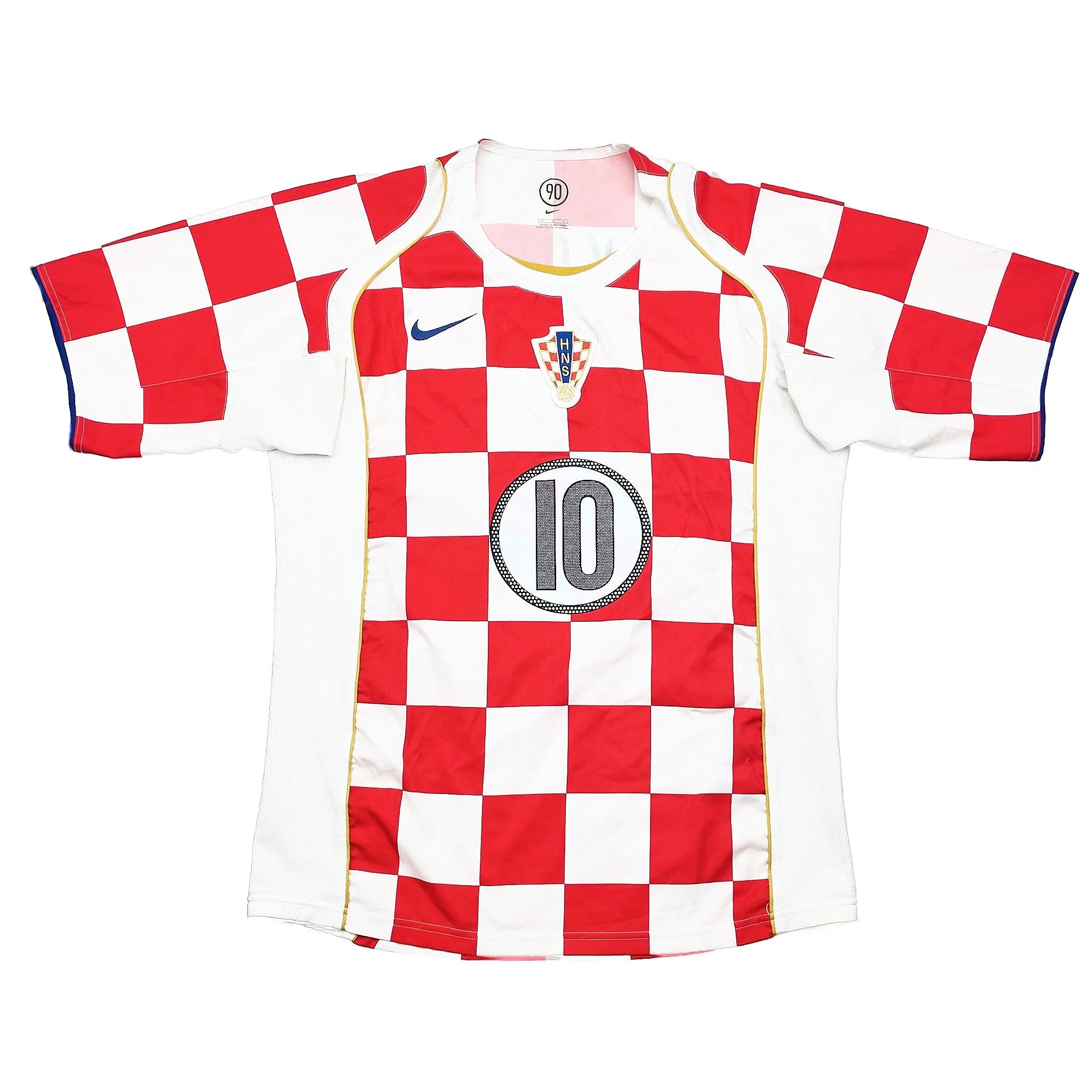 2004/06 Croatia N Kovac #10 Home Shirt (M) Nike - Image 2