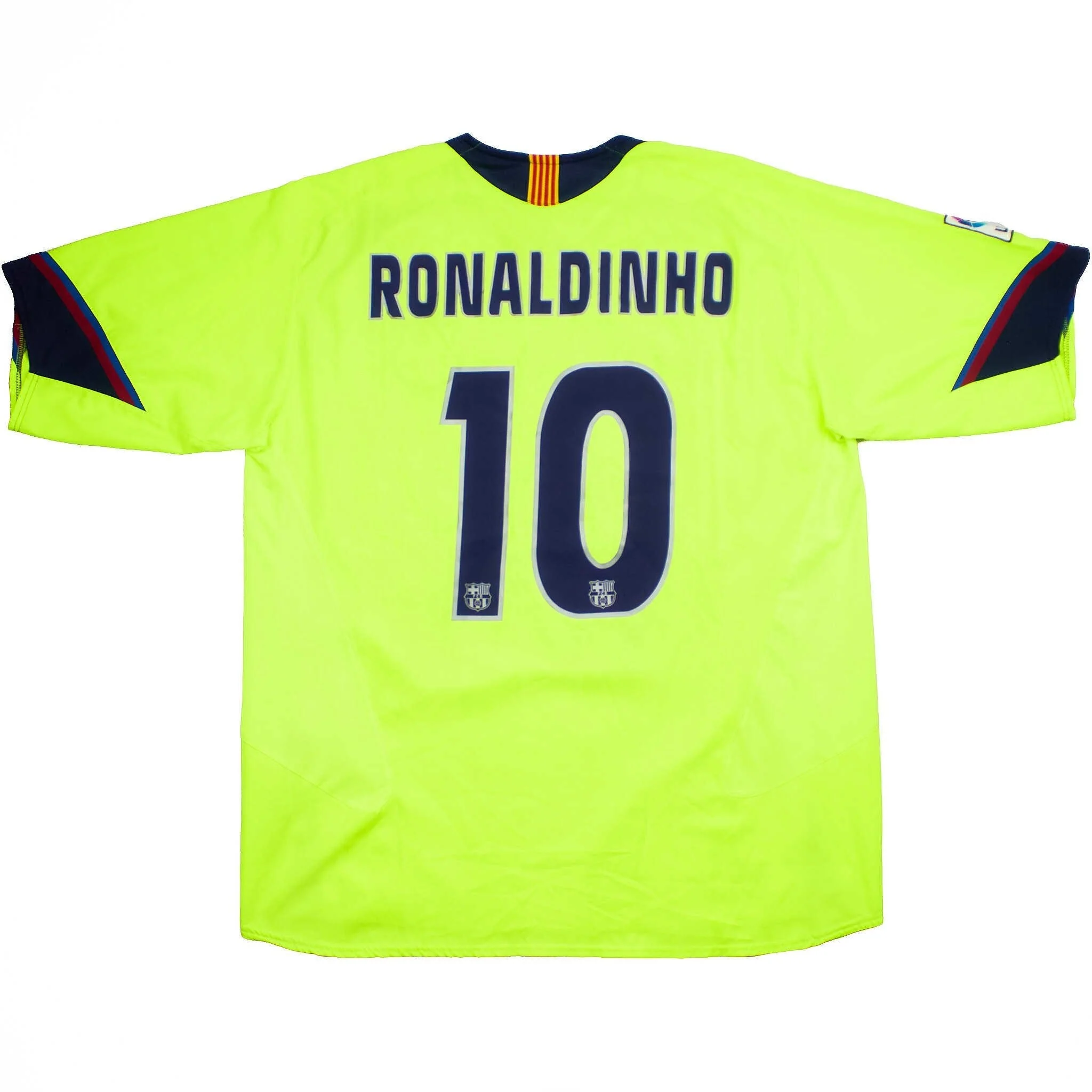 2005/06 Barcelona Ronaldinho #10 Away Shirt (XXL) Nike
