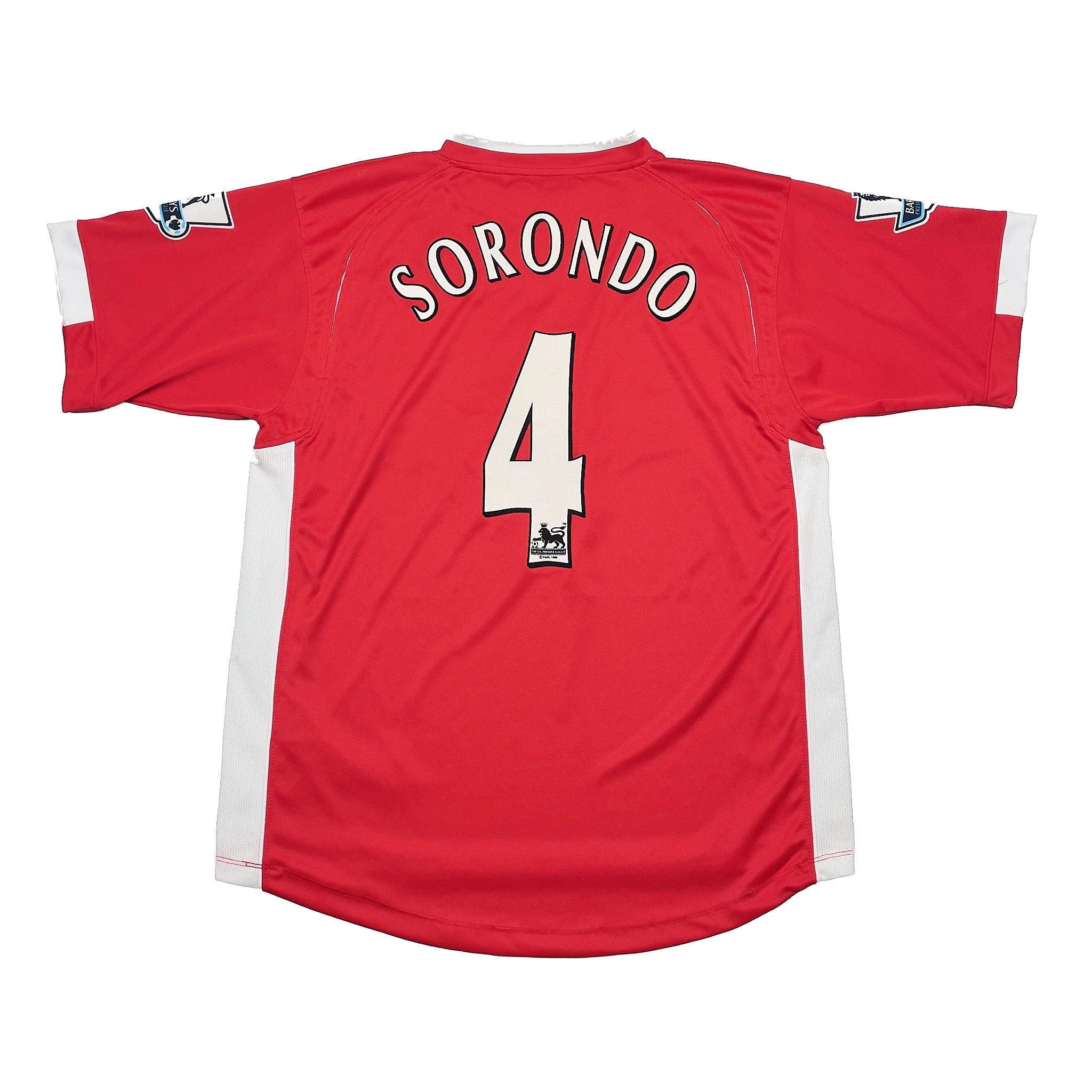 2005/06 Charlton Athletic Sorondo #4 Home Shirt (S) Joma - Image 3