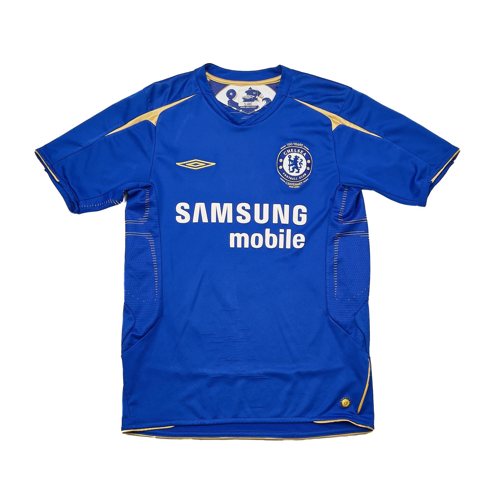 2005/06 Chelsea Lampard #8 *Centenary* Home Shirt (S) Umbro - Image 2