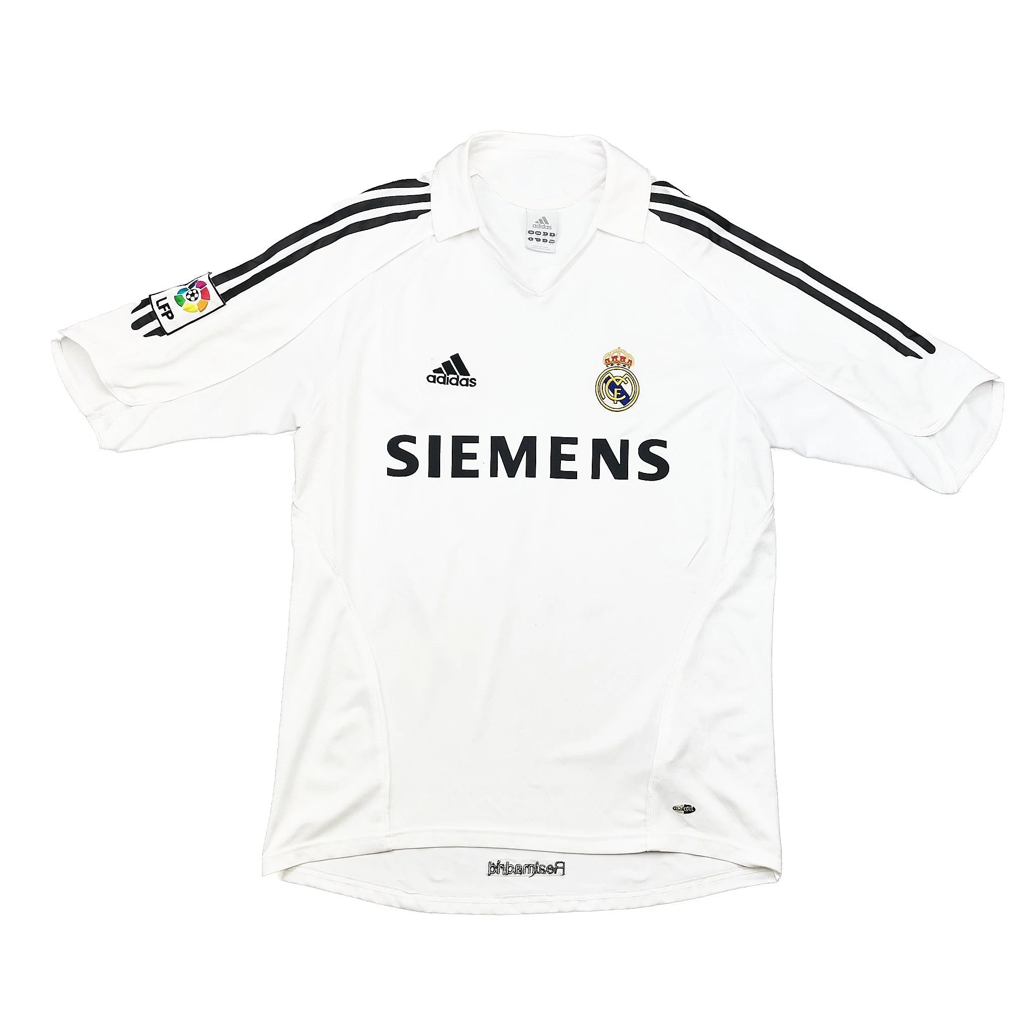 2005/06 Real Madrid Zidane #5 Home Shirt (M) Adidas - Image 2