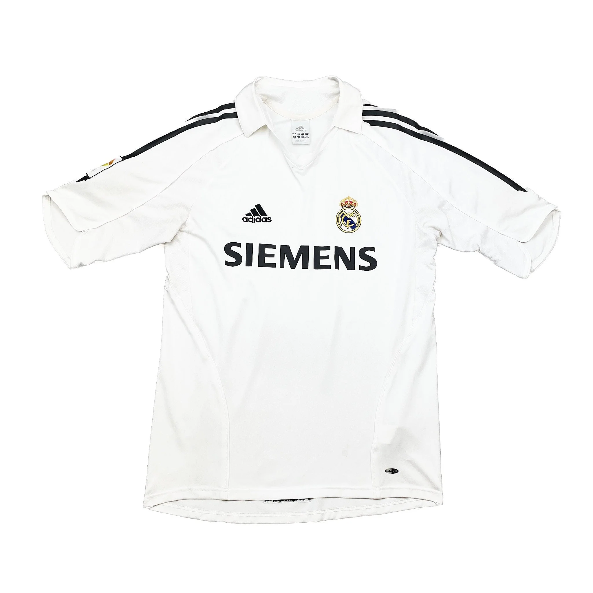 2005/06 Real Madrid Zidane #5 Home Shirt (M) Adidas - Image 2