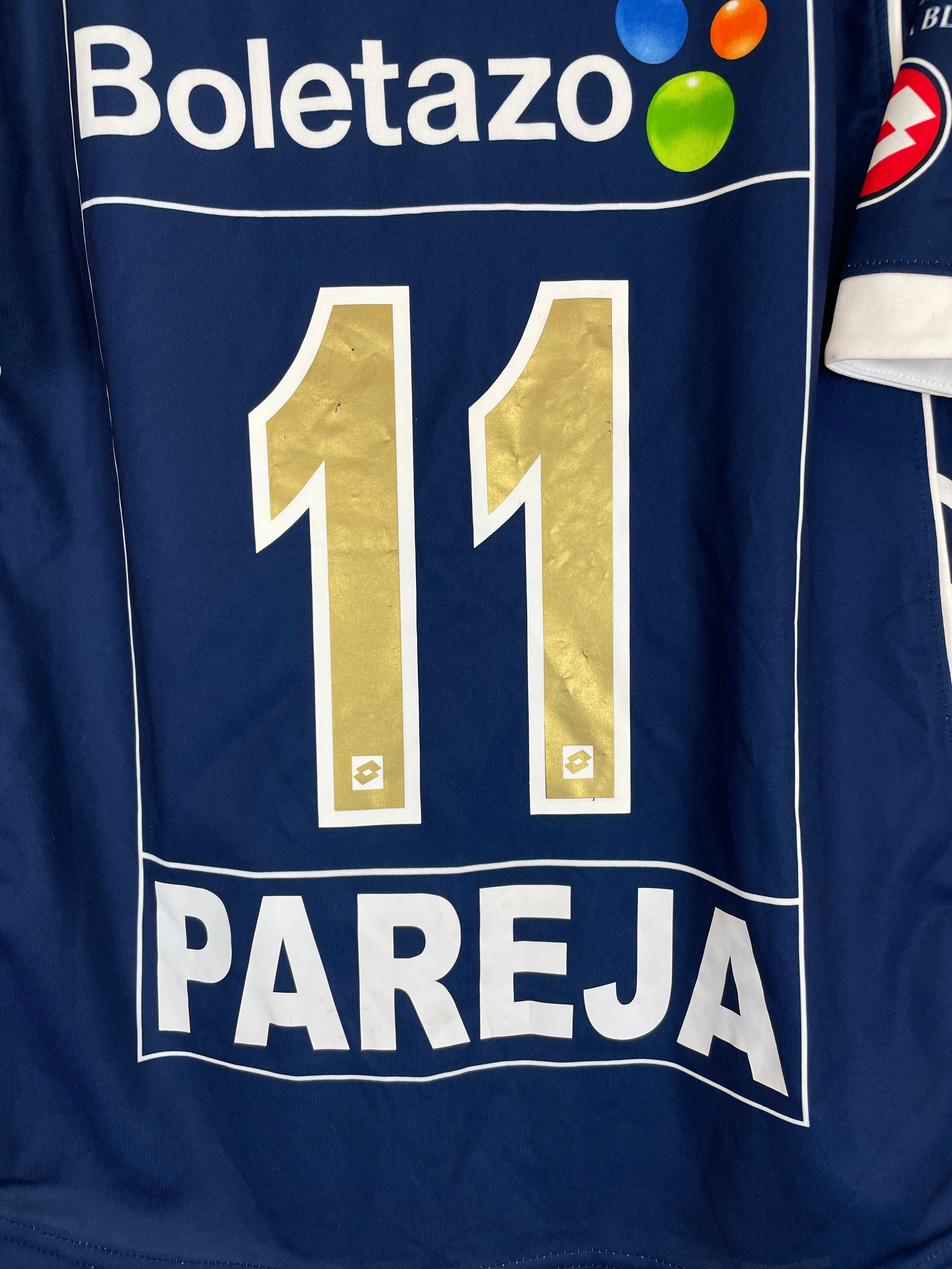 2005/06 UNAM Pumas Pareja #11 Away Shirt (S) Puma - Image 3