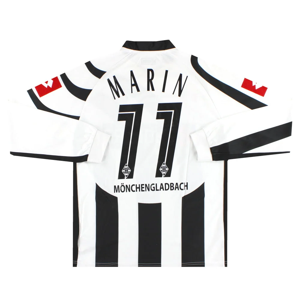 2006-07 Borussia Monchengladbach Kappa Home Shirt Marin #11 L/S XL