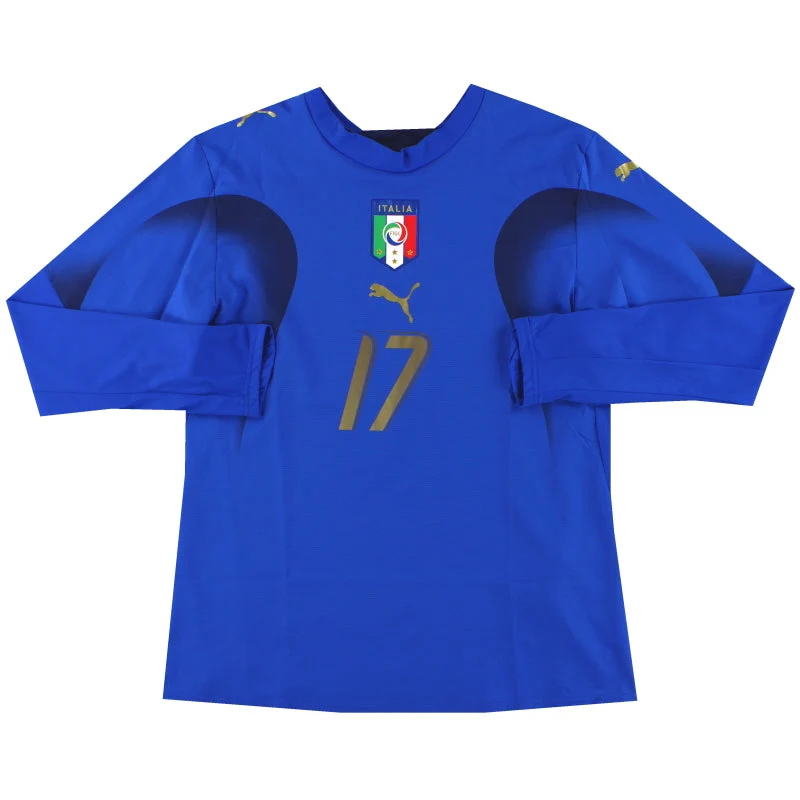 2006-07 Italy Puma Player Issue Home Shirt #17 L/S Women's 14