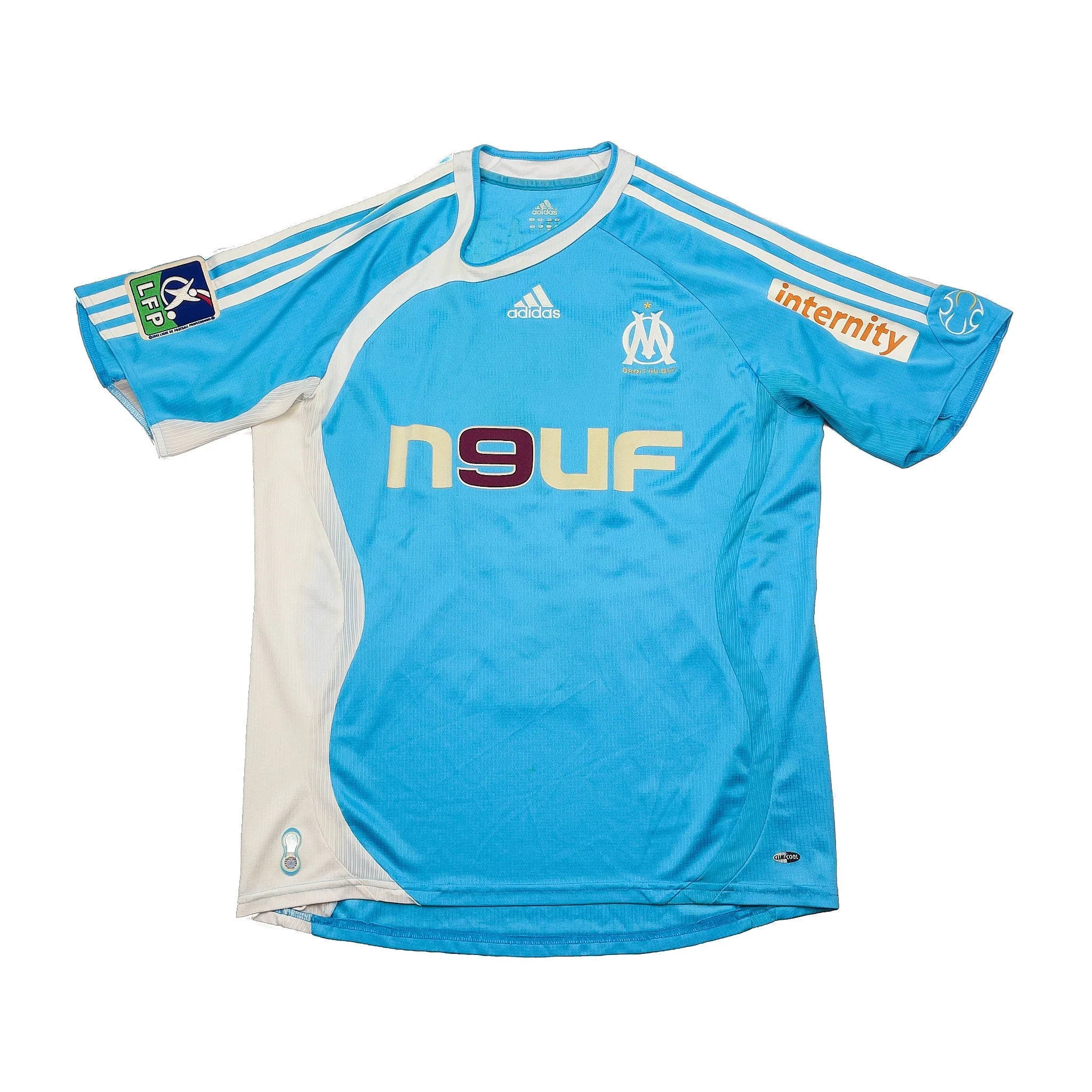 2006/07 Marseille Zubar #15 *Match Issue+Signed* Away Shirt (L) Adidas - Image 2