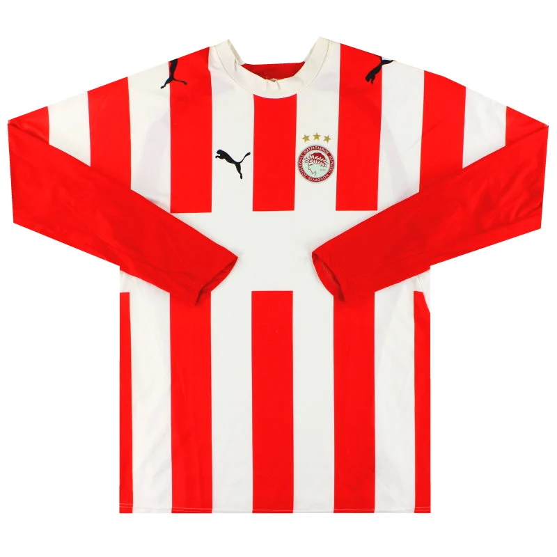 2006-07 Olympiakos Puma Home Shirt L/S XL