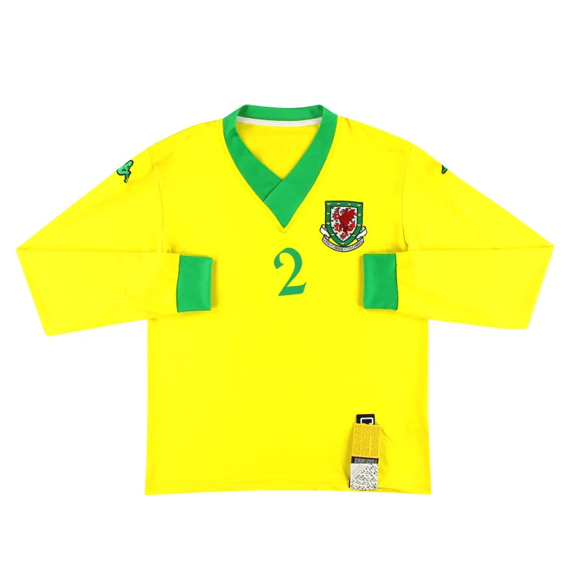 2006-07 Wales Kappa '130th Year' Player Issue Away Shirt #2 *w/tags* XL