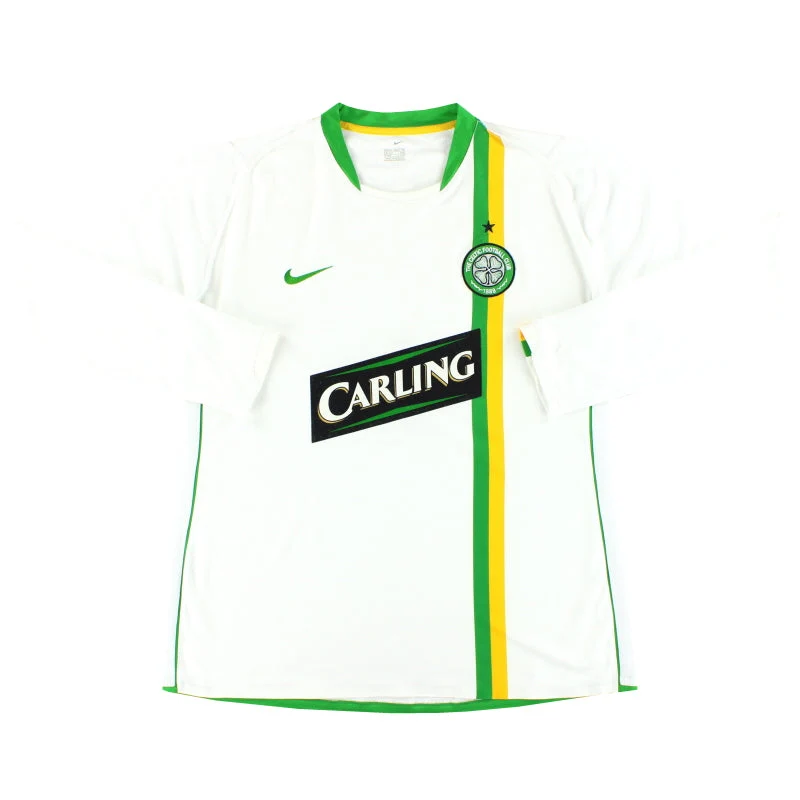 2006-08 Celtic Nike Player Issue European Shirt L/S XL