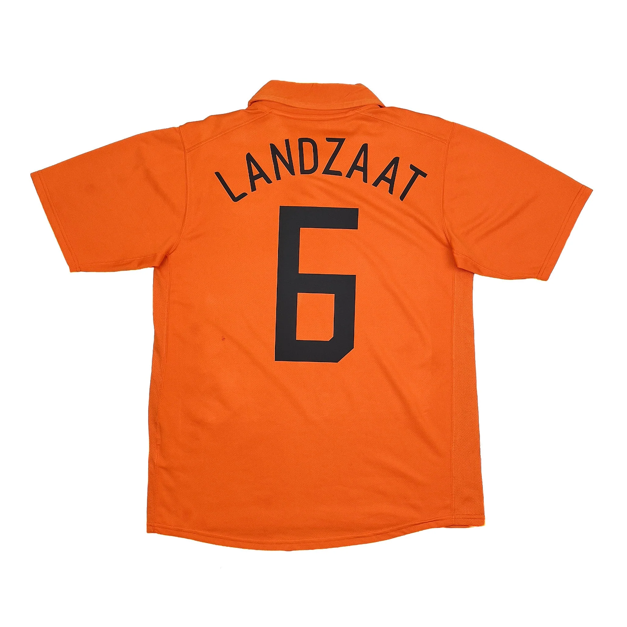 2006/08 Netherlands Landzaat #6 Home Shirt (M) Nike - Image 3