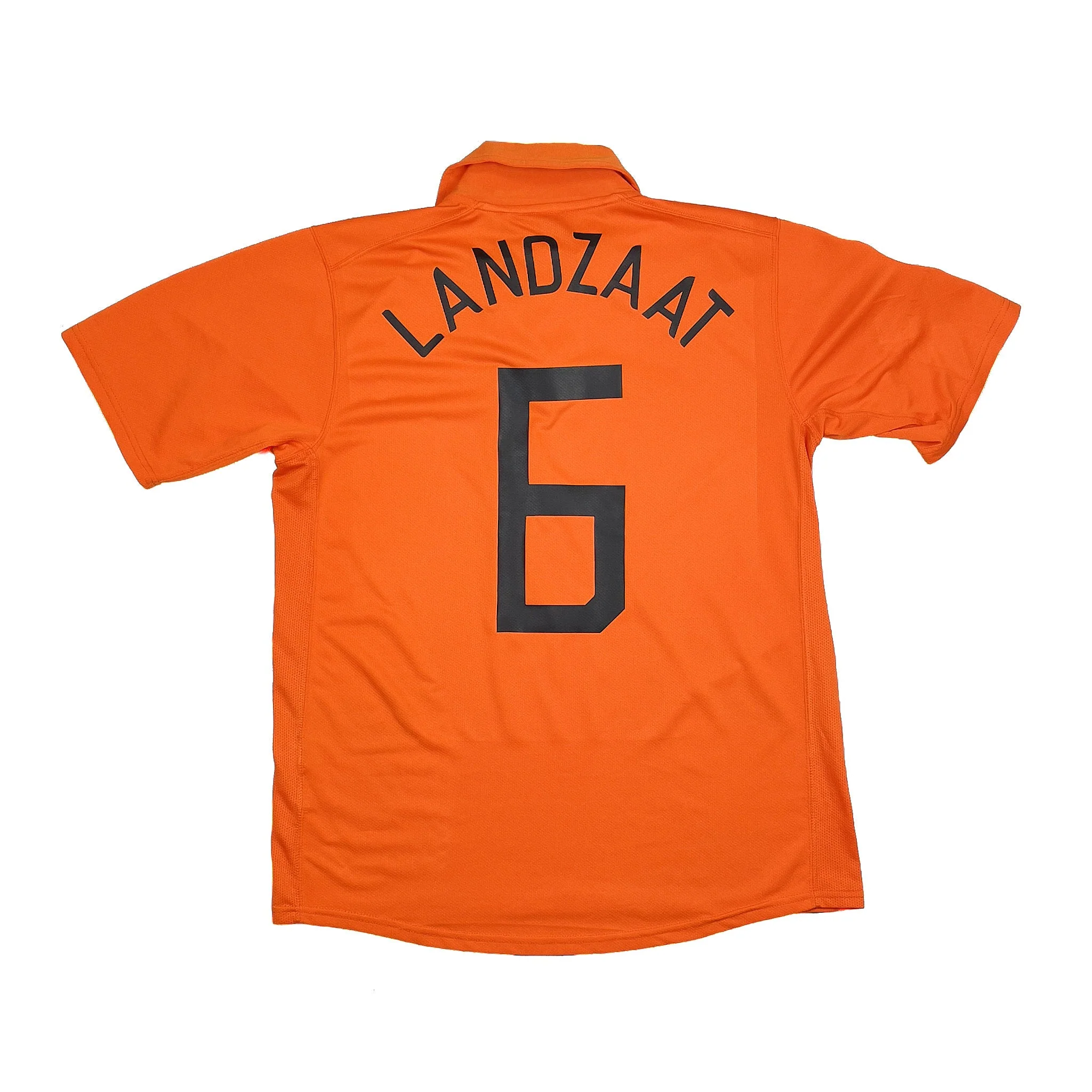 2006/08 Netherlands Landzaat #6 Home Shirt (M) Nike - Image 3