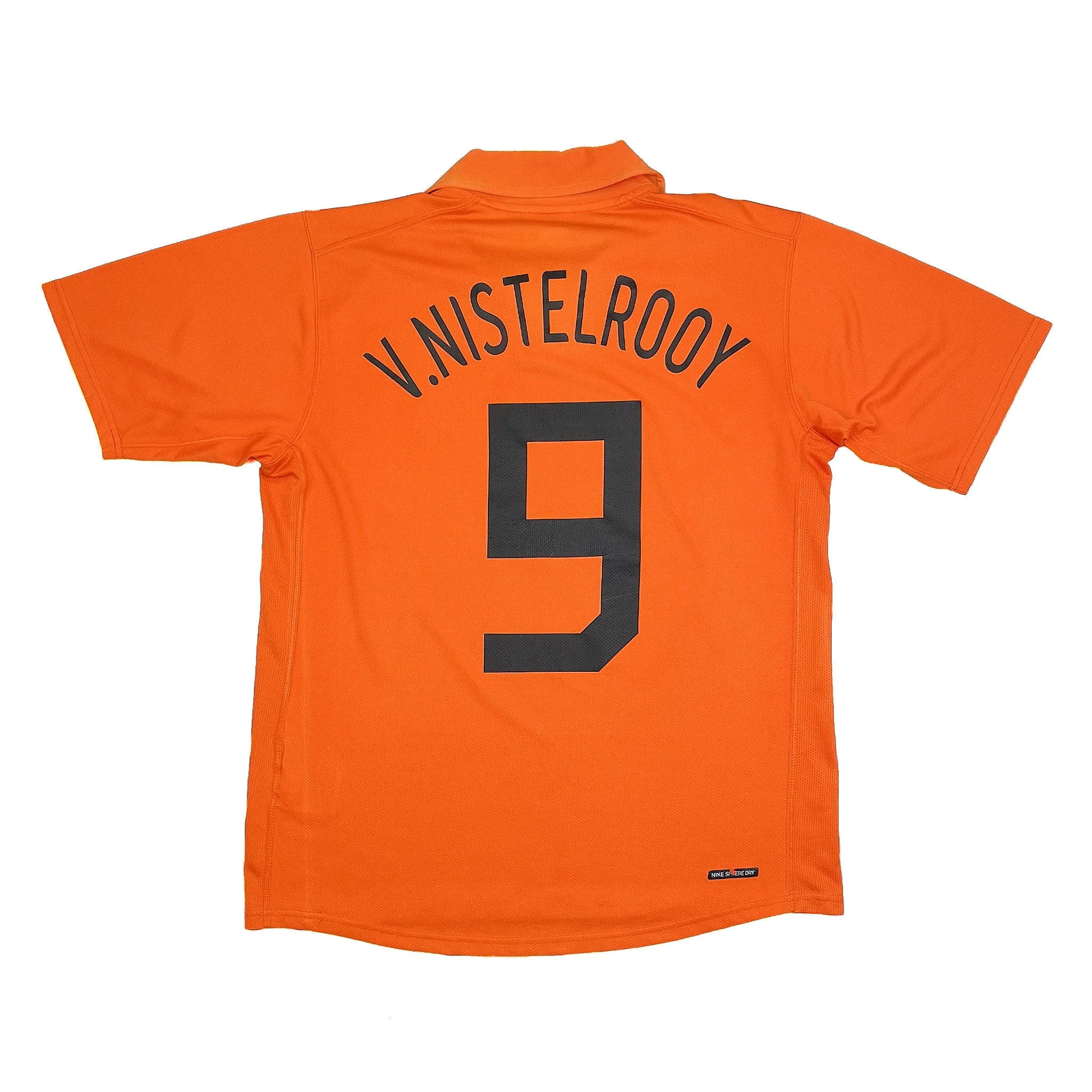 2006/08 Netherlands Van Nistelrooy #9 Home Shirt (M) Nike - Image 3