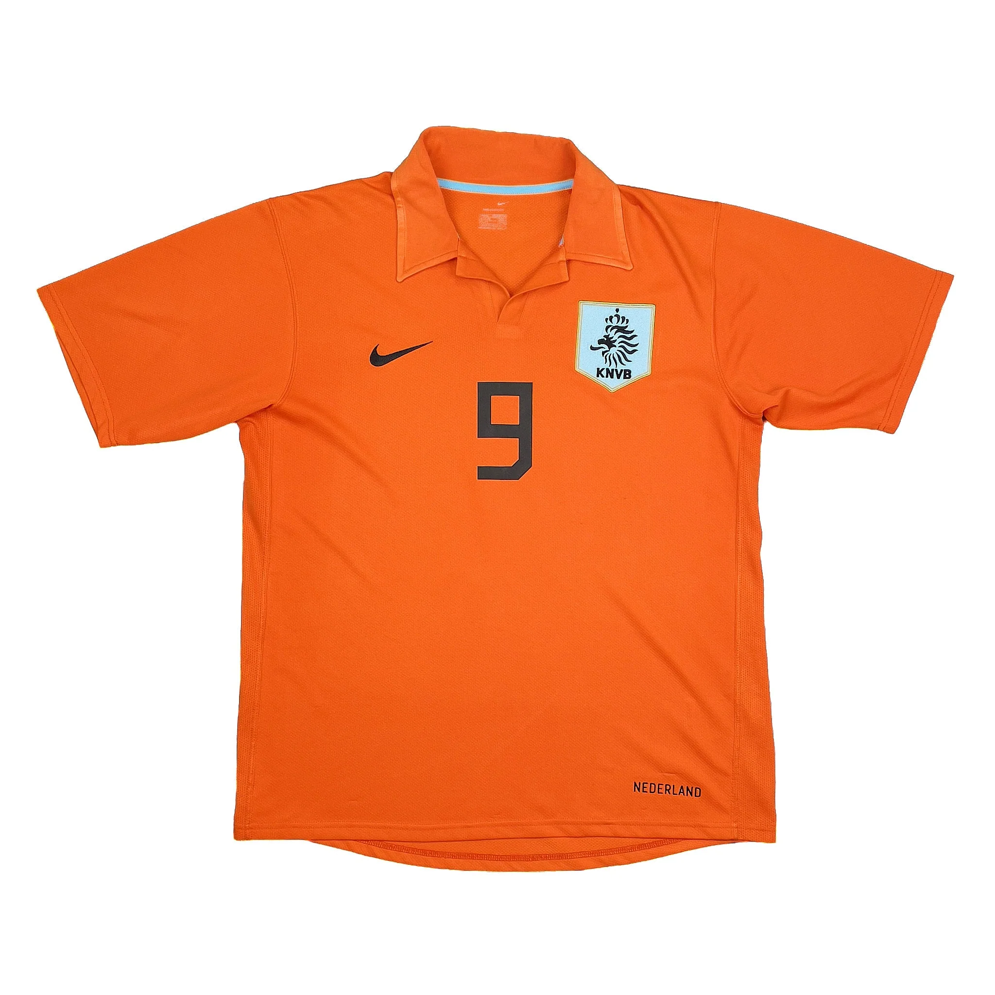 2006/08 Netherlands Van Nistelrooy #9 Home Shirt (M) Nike - Image 4