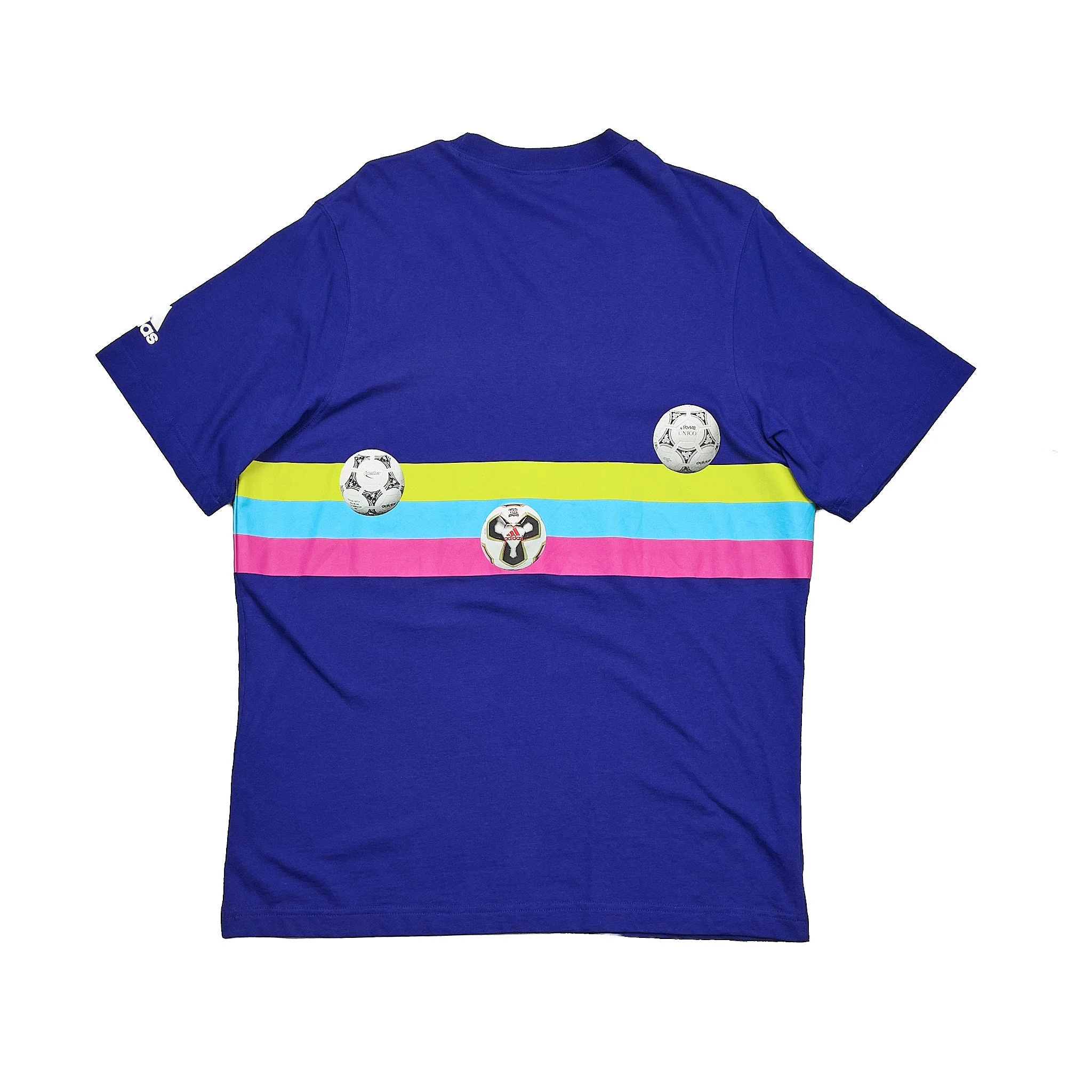 2006 Japan Adidas Samurai Blue Supporters Tee (M) - Image 4