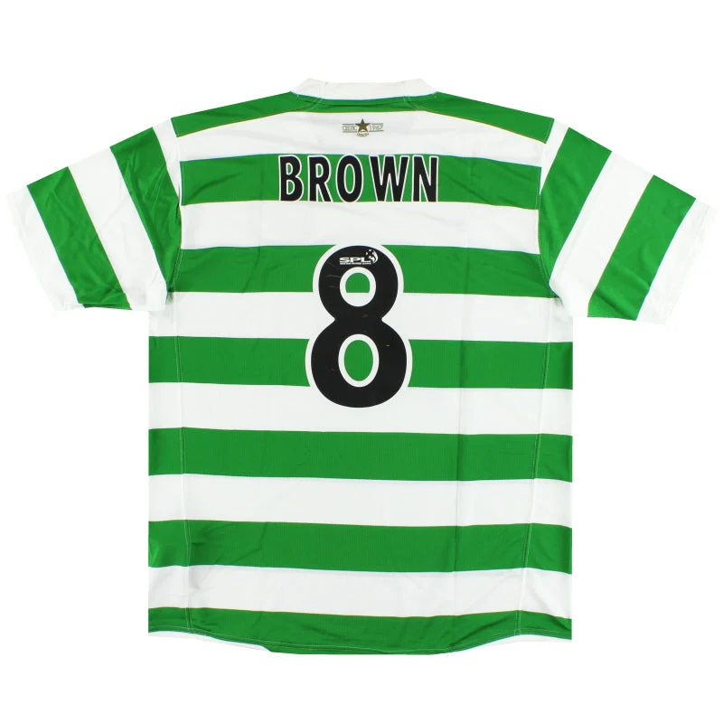 2007-08 Celtic Nike Home Shirt Brown #8 *w/tags* XL