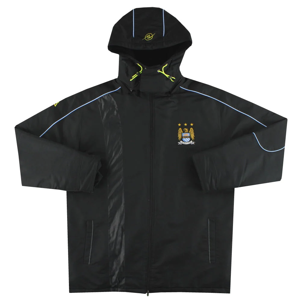 2007-08 Manchester City Le Coq Sportif Padded Bench Coat L