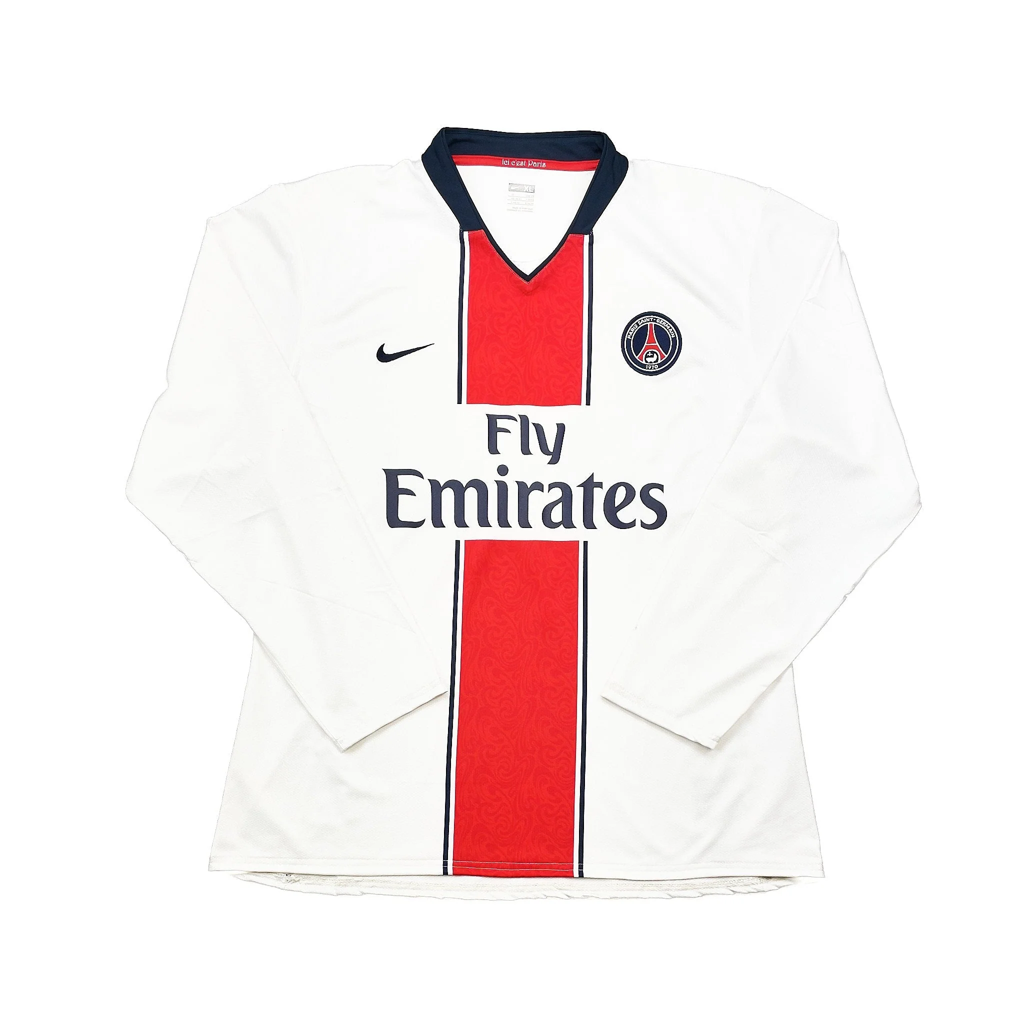 2007/08 PSG Pauleta #9 *Player Issue* L/S Away Shirt (XL) Nike - Image 2
