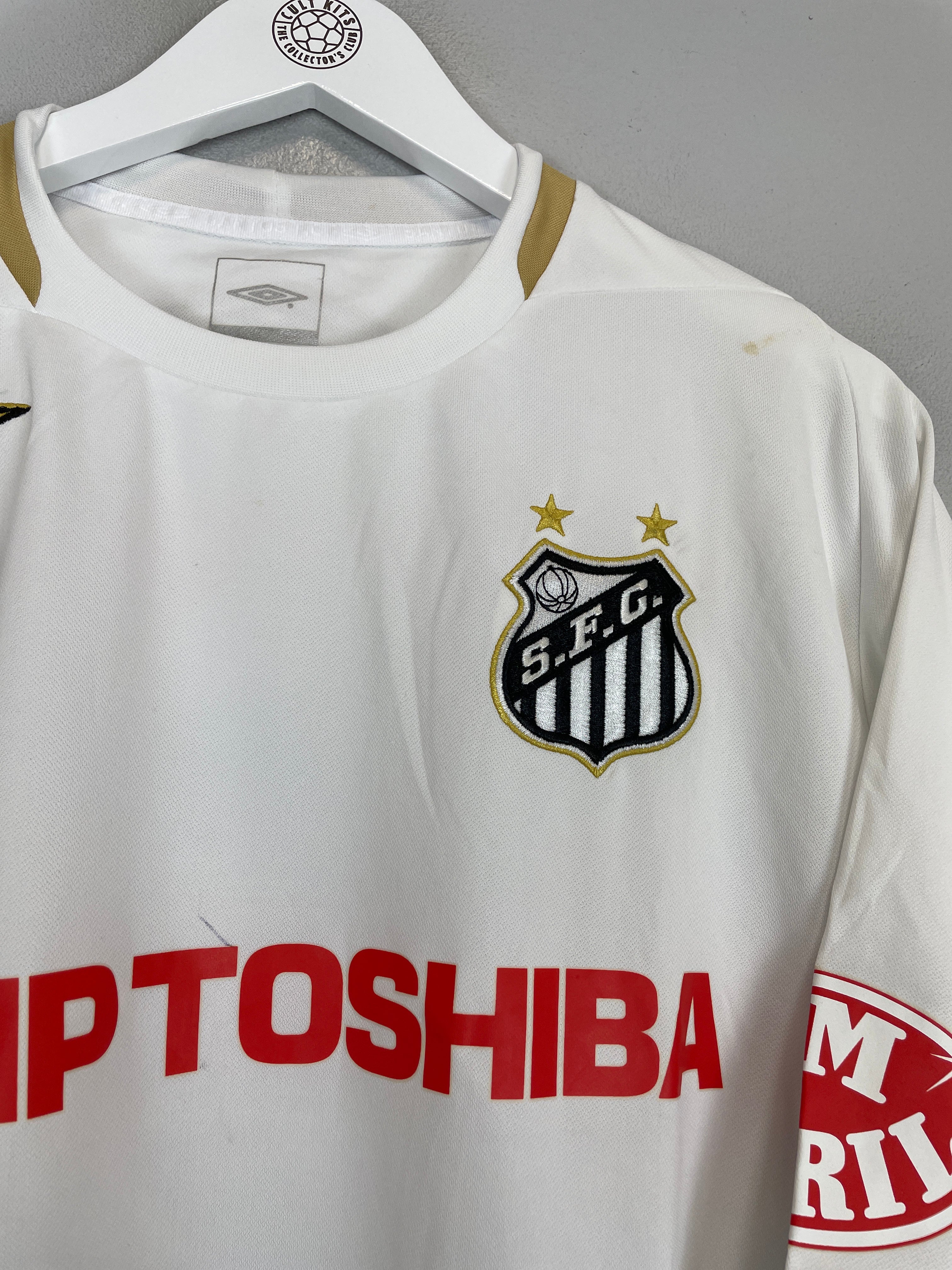 2007/08 Santos #2 Home Shirt (XL) Umbro - Image 3